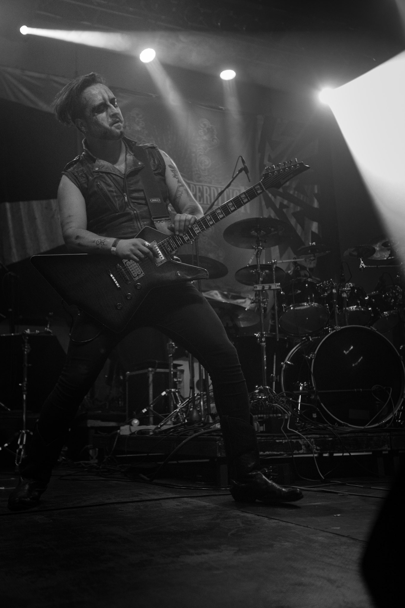 15.12.2019 koncert polskiego zespołu Blaze Of Perdition, Merry Christless 2019, Warszawa Klub Progresja,
black metal,
n/z Piotr "Mścisław" Bajus – gitara basowa, 
n/z Krzysztof "Wizun" Saran – perkusja,
n/z Łukasz "93" Barański – gitara,
n/z Paweł "Sonneillon" Marzec – wokal,
New Aeon Musick, Knock Out Productions
fot. Andrzej Wasilkiewicz/REPORTER