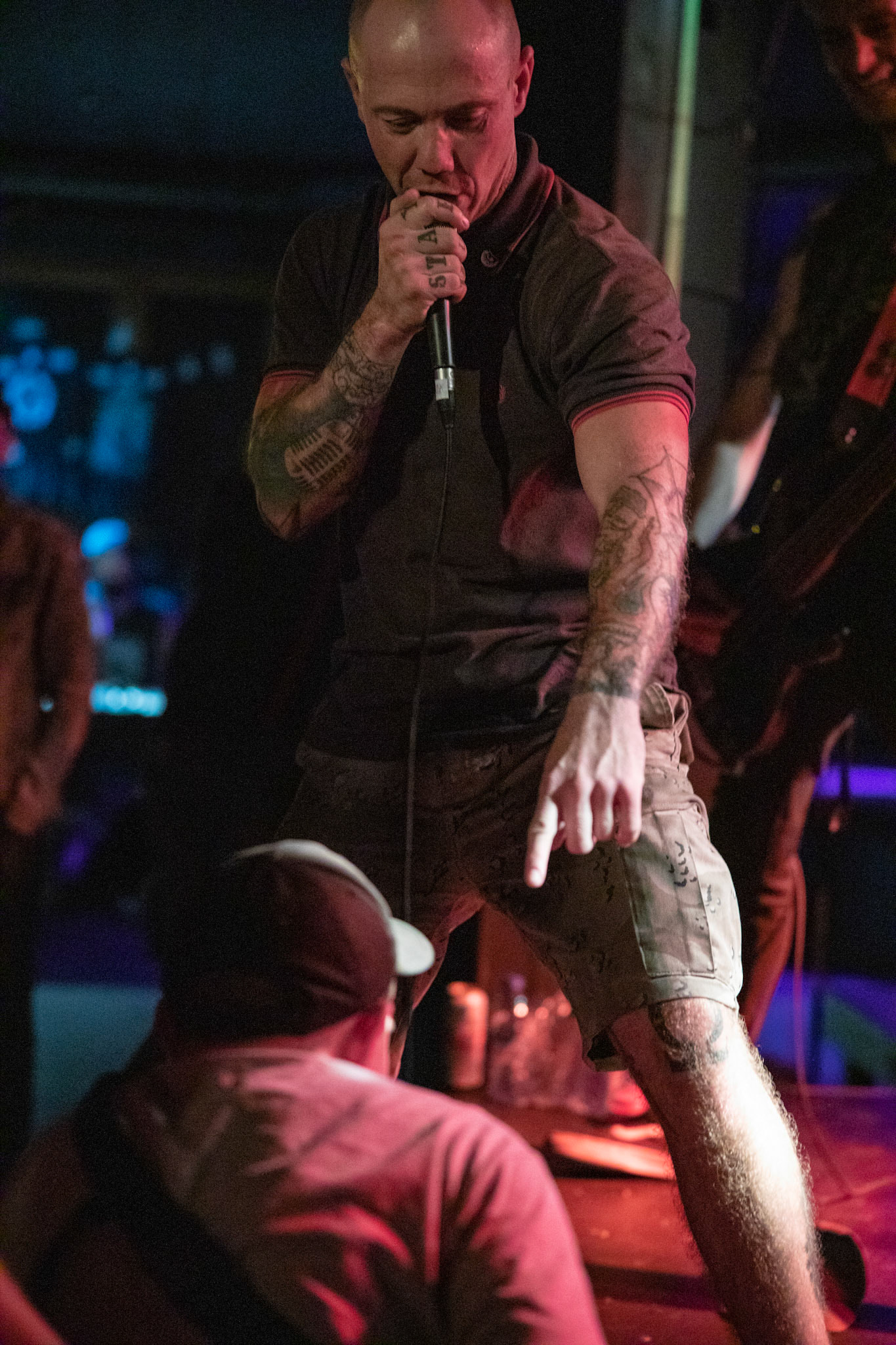 MISTER X Grodno,Białoruś - punk/oi/streetpunk
okręt flagowy białoruskiego street punka
wokalista Igor Bancer działacz Związku Polaków na Białorusi
koncert Warszawa, Pogłos, WiniaryBookings fot. Andrzej Wasilkiewicz/Reporter