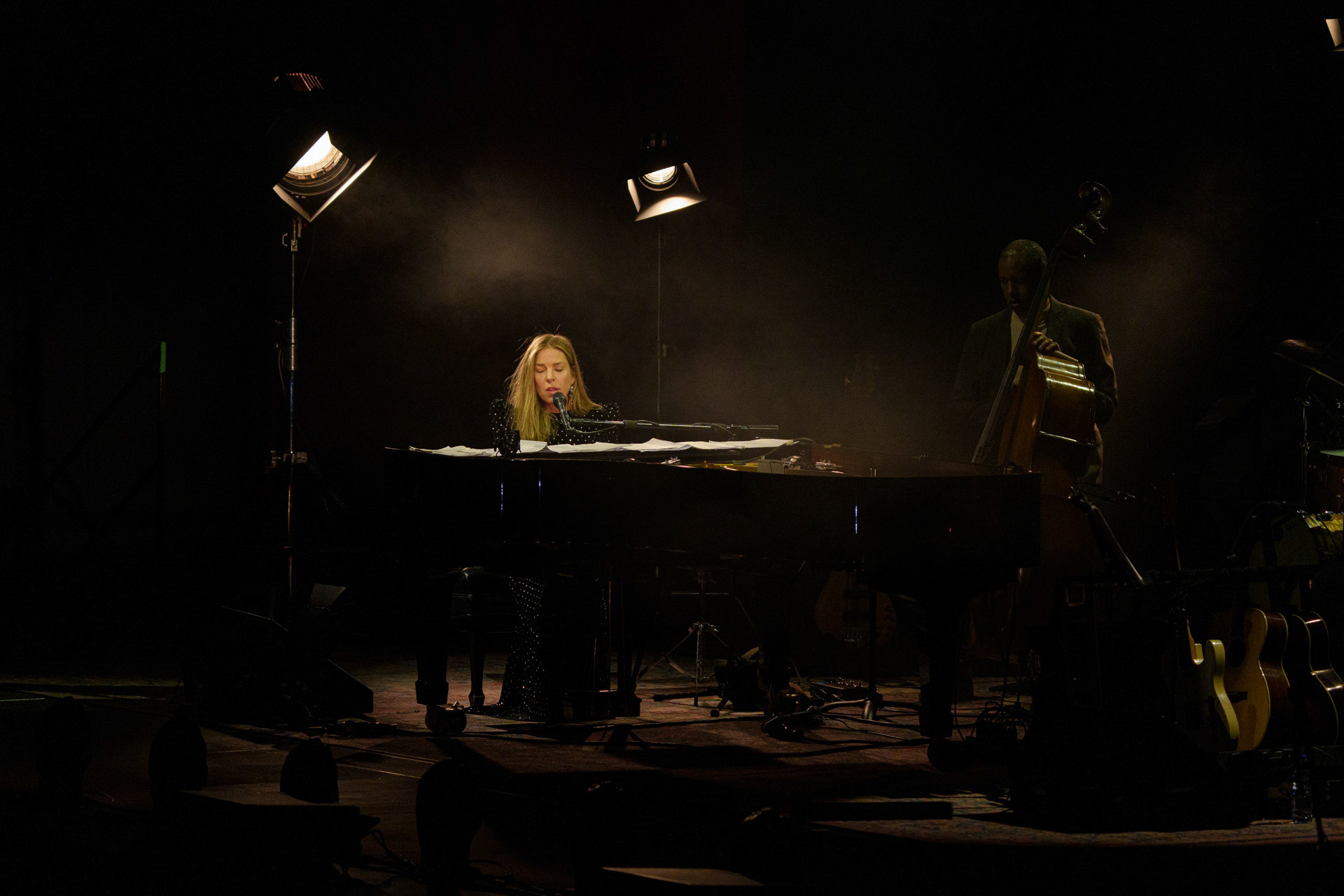 9.05.2023 Kanadyjska ikona jazzu Diana Krall, warszawski koncert na Torwarze. Produkcja Knock Out Productions.fot. Andrzej Wasilkiewicz/Reporter