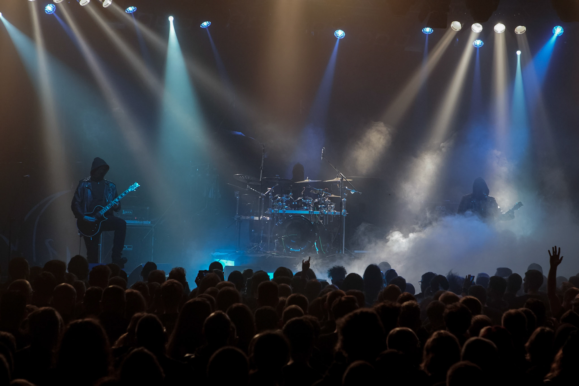 15.12.2017r. Mgła koncert Merry Christless - Warszawa Progresja, Mikołaj M. Żentara - gitara, gitara basowa wokal,
Maciej Darkside Kowalski perkusja,
   fot. Andrzej Wasilkiewicz/Reporter