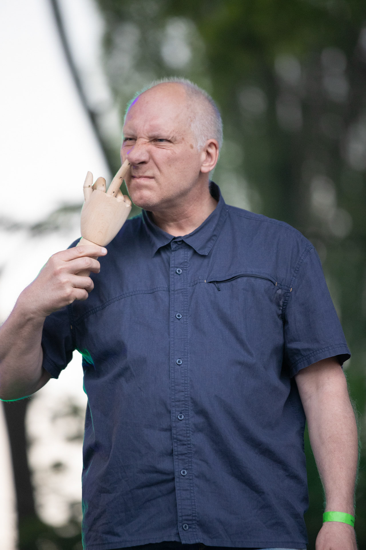 Elektryczne Gitary - koncert Zacieralia w warszawskiej Progresji.Gramy Do Woli - Warszawa, Progresja.Kuba Sienkiewicz - wokal,Fot. Andrzej Wasilkiewicz/Reporter