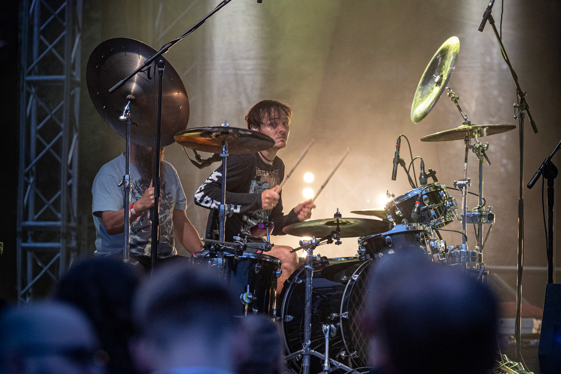 Koncert Luxtorpeda 10 urodziny. Warszawa Progresja.Gramy do Woli.n/z.Tomasz „Krzyżyk” Krzyżaniak – perkusjaFot. Andrzej kaziq Wasilkiewicz/Reporter