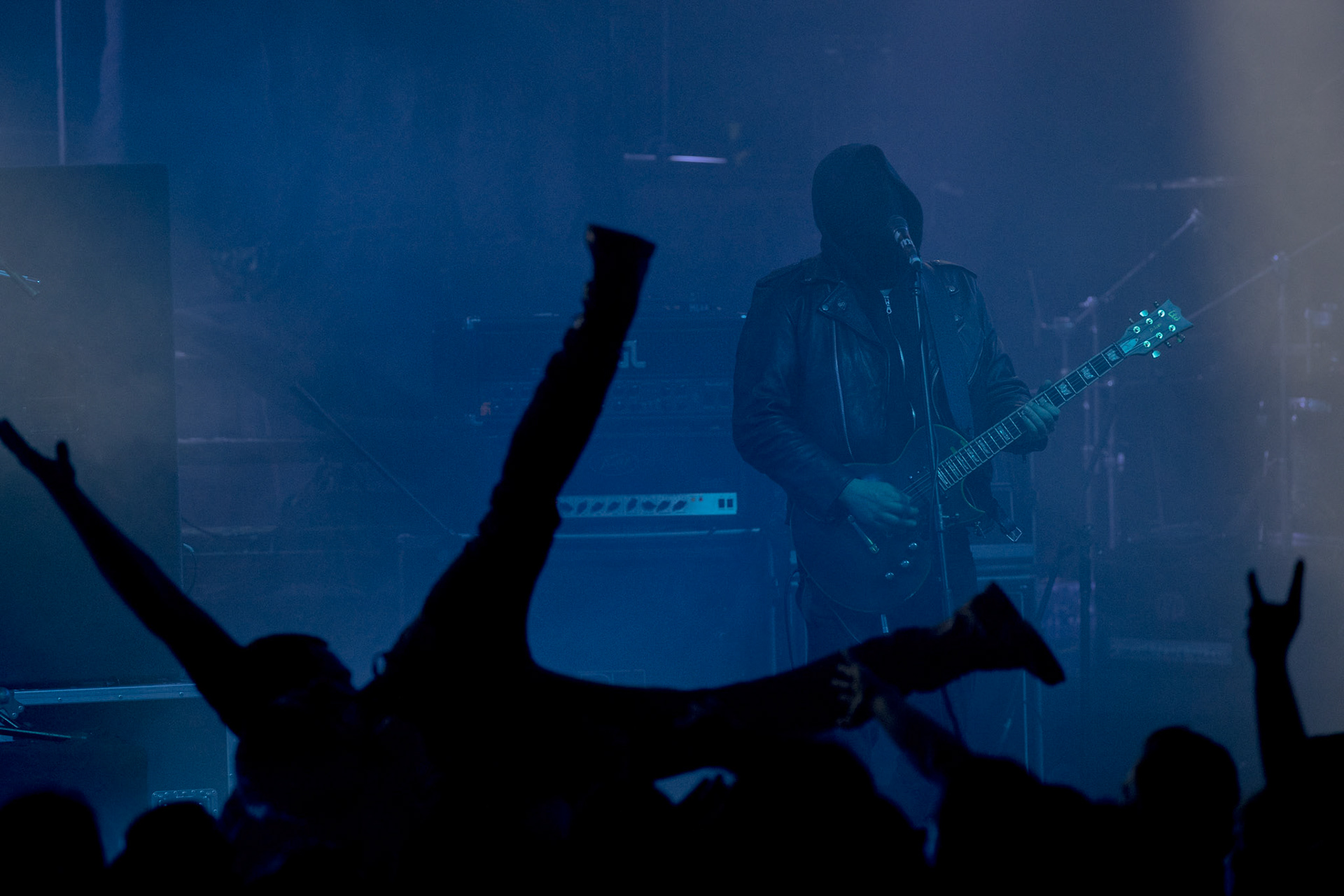 15.12.2017r. Mgła koncert Merry Christless - Warszawa Progresja, Mikołaj M. Żentara - gitara, gitara basowa wokal,
Maciej Darkside Kowalski perkusja,
   fot. Andrzej Wasilkiewicz/Reporter