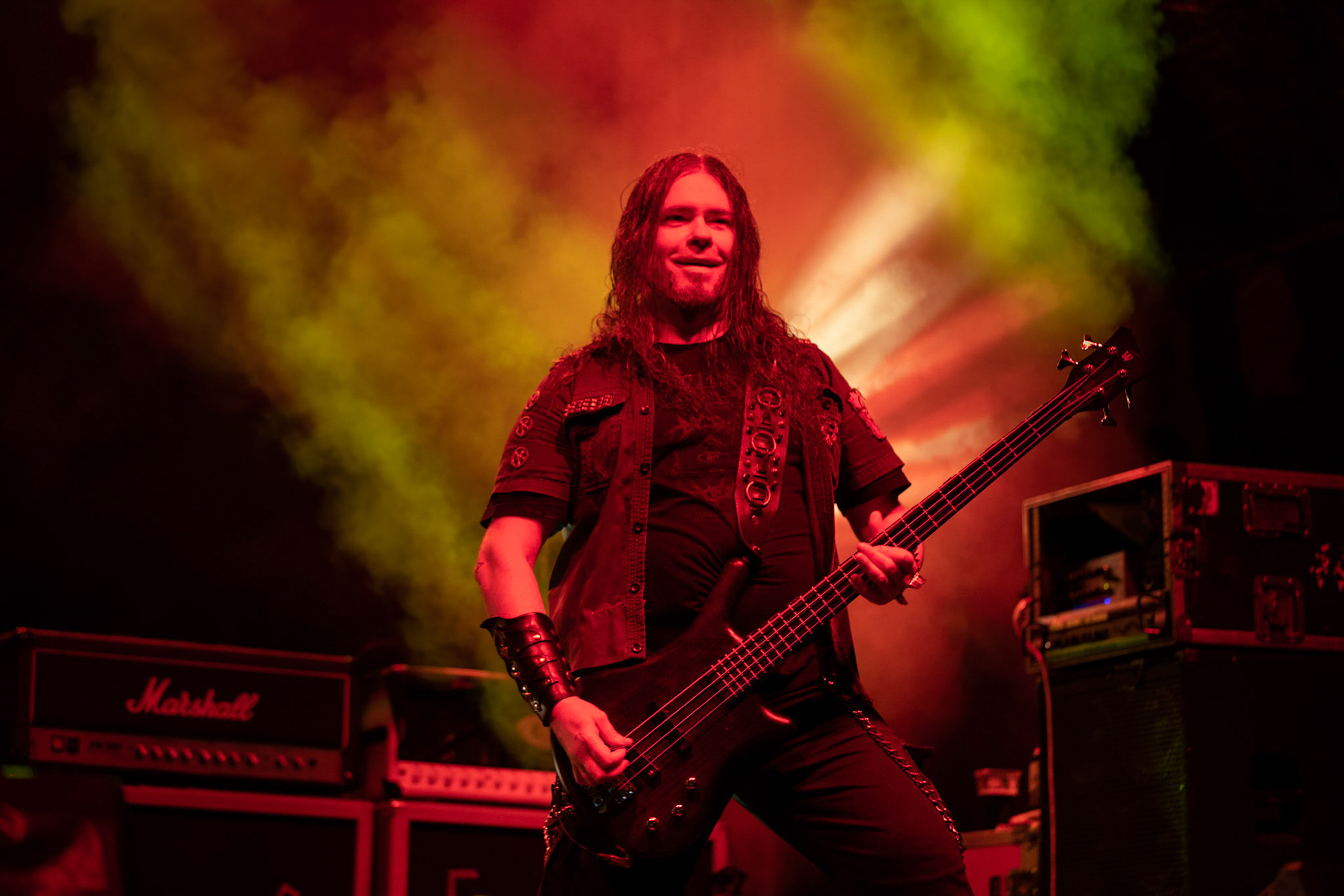 Vader - Death Metal - koncert w ramach Blitzkrieg MMXX warszawskia Progresja, Peter: Guitar + VocalsPajak: GuitarHal: BassJames: Drumsfot. Andrzej kaziq Wasilkiewicz/Reporter