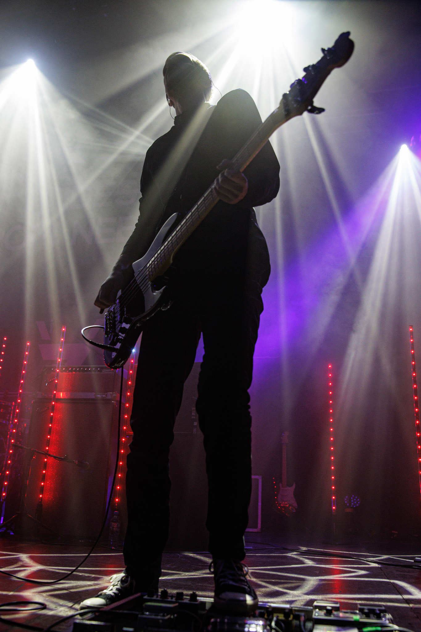 27.11.2021 TIDES FROM NEBULA koncert, Warszawa klub Progresja,Knock Out Productions, Mystic Production,Post-rock, muzyka alternatywna, progresywny rock.n/z Maciej Karbowski – gitara, instrumenty klawiszowen/z Przemek Weglowski – gitara basowan/z Tomasz Stolowski – perkusjaFot. Andrzej Wasilkiewicz/Reporter