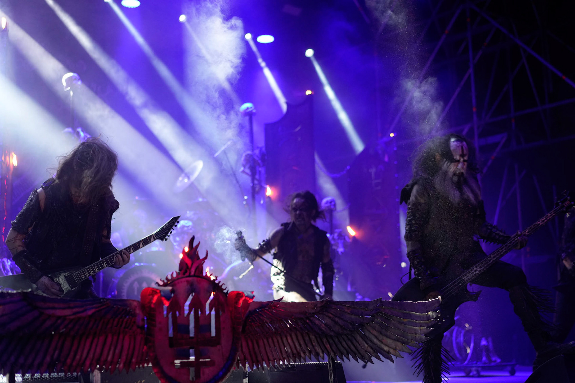 9.06.2023 Watain dzien drugi festiwaluMystic Festival 2023, Stocznia Gdanska fot. Andrzej Wasilkiewicz/Reporter