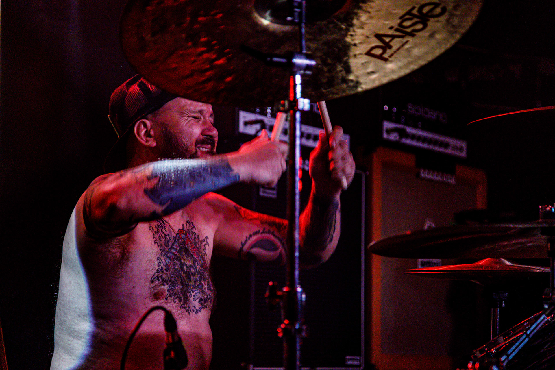 7.07.2022 - GOSPEL OF THE FUTURE - CZECH SLUDGE METALJiri Ultra Spurny - gitara, wokal,Ales Meduna - perkusja, Jiri Kos - bas,Lukas Benesovsky - gitara,Produkcja WiniaryBookings. Hydrozagadka.fot. Andrzej Wasilkiewicz/Reporter