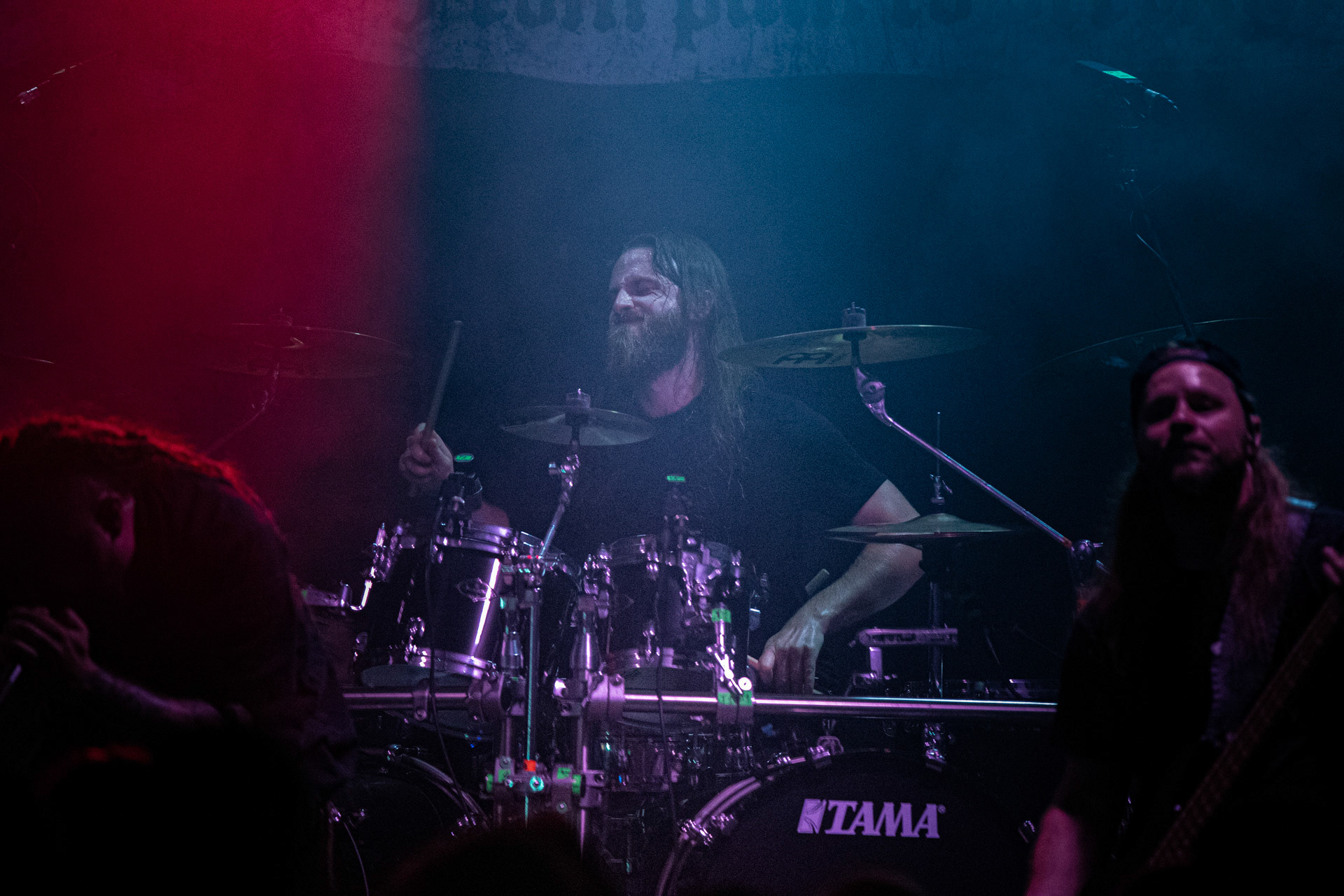 28.08.2021 Decapitated - koncert, Warszawa klub REJS,Lato w Plenerze, Winiary Bookings, Mystic Production, Nuclear Blast,n/z James Stewart - perkusja,Fot. Andrzej Wasilkiewicz/Reporter