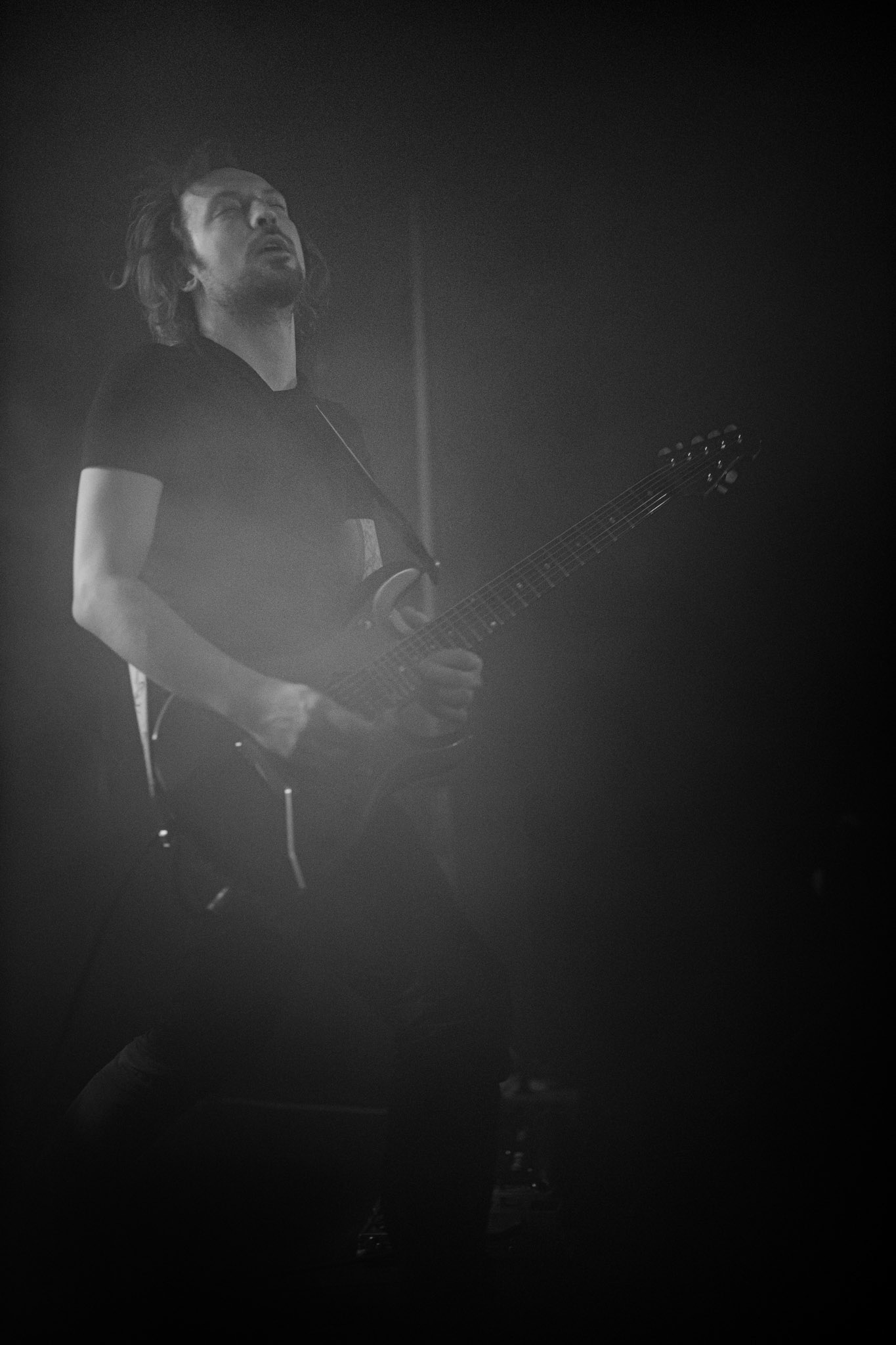 Koncert 4dots - 20.12.2019 Warszawa Klub Pogłos, n/z W. Jarawka guitar, Post something, Post something else, fot. Andrzej Wasilkiewicz/REPORTER