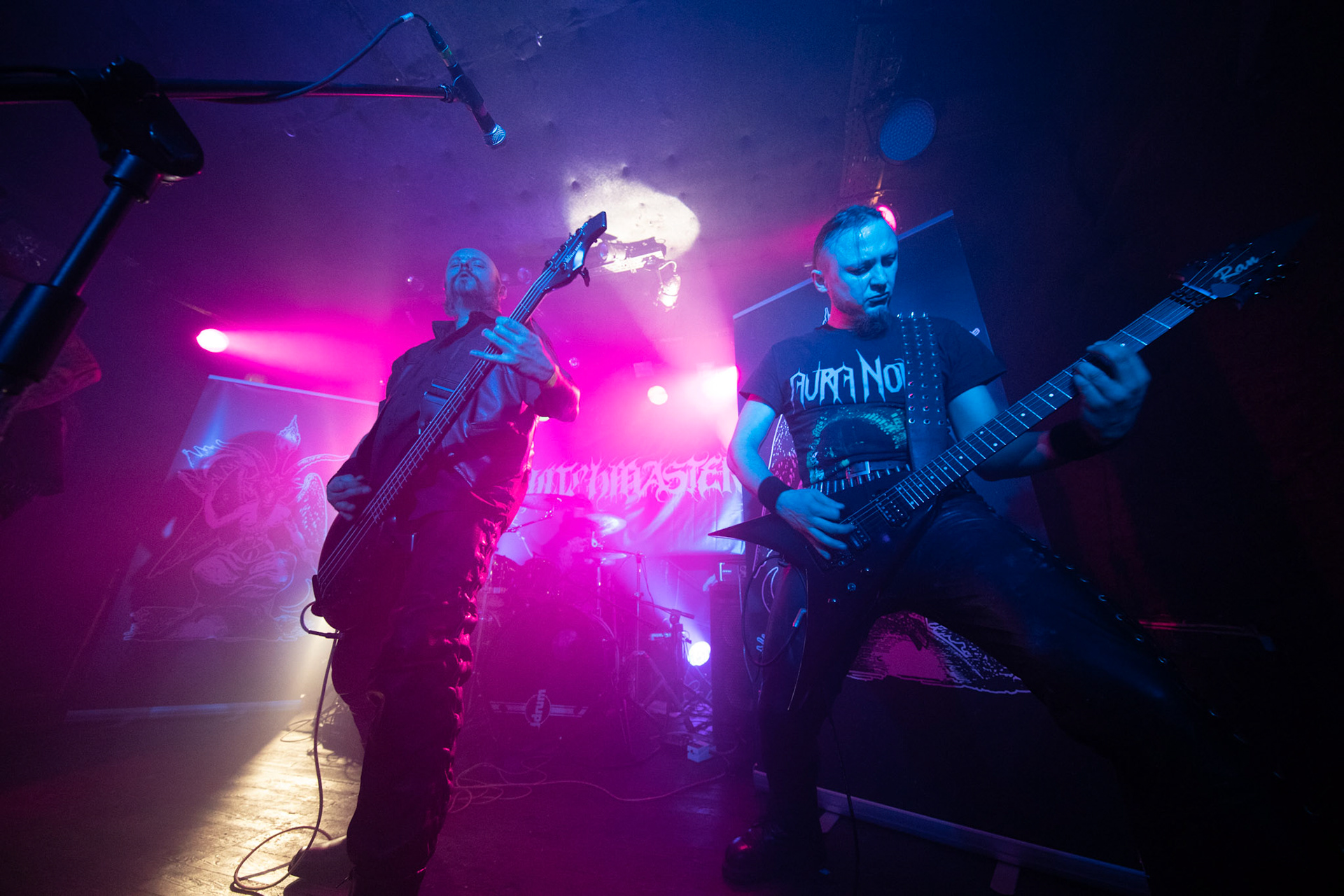 14.01.2019r. Witchmaster,  trasa XX years of Violence & Blasphemy klub VooDoo  Warszawa.  fot. Andrzej Wasilkiewicz/Reporter