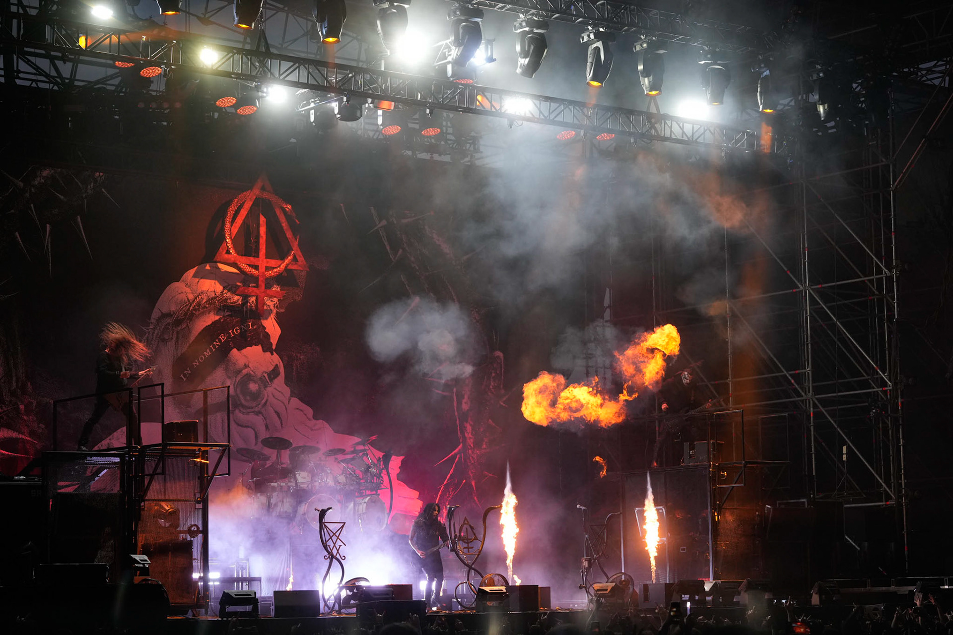 7.06.2023 Behemoth dzien pierwszy festiwaluMystic Festival 2023, Stocznia Gdanska fot. Andrzej Wasilkiewicz/Reporter