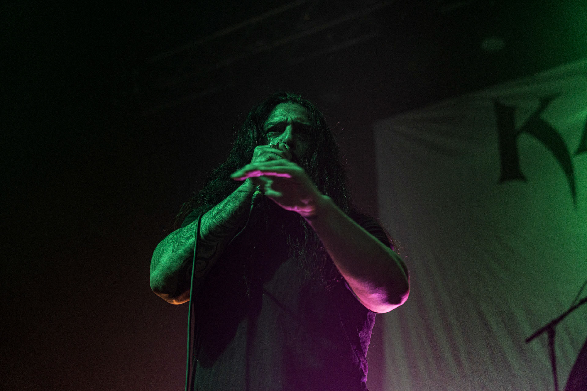 14.04.2023 Kataklysm - kanadyjski melodic death metal. Knock Out Productions, klub Progresja Warszawa. fot. Andrzej Wasilkiewicz/kaziq.com