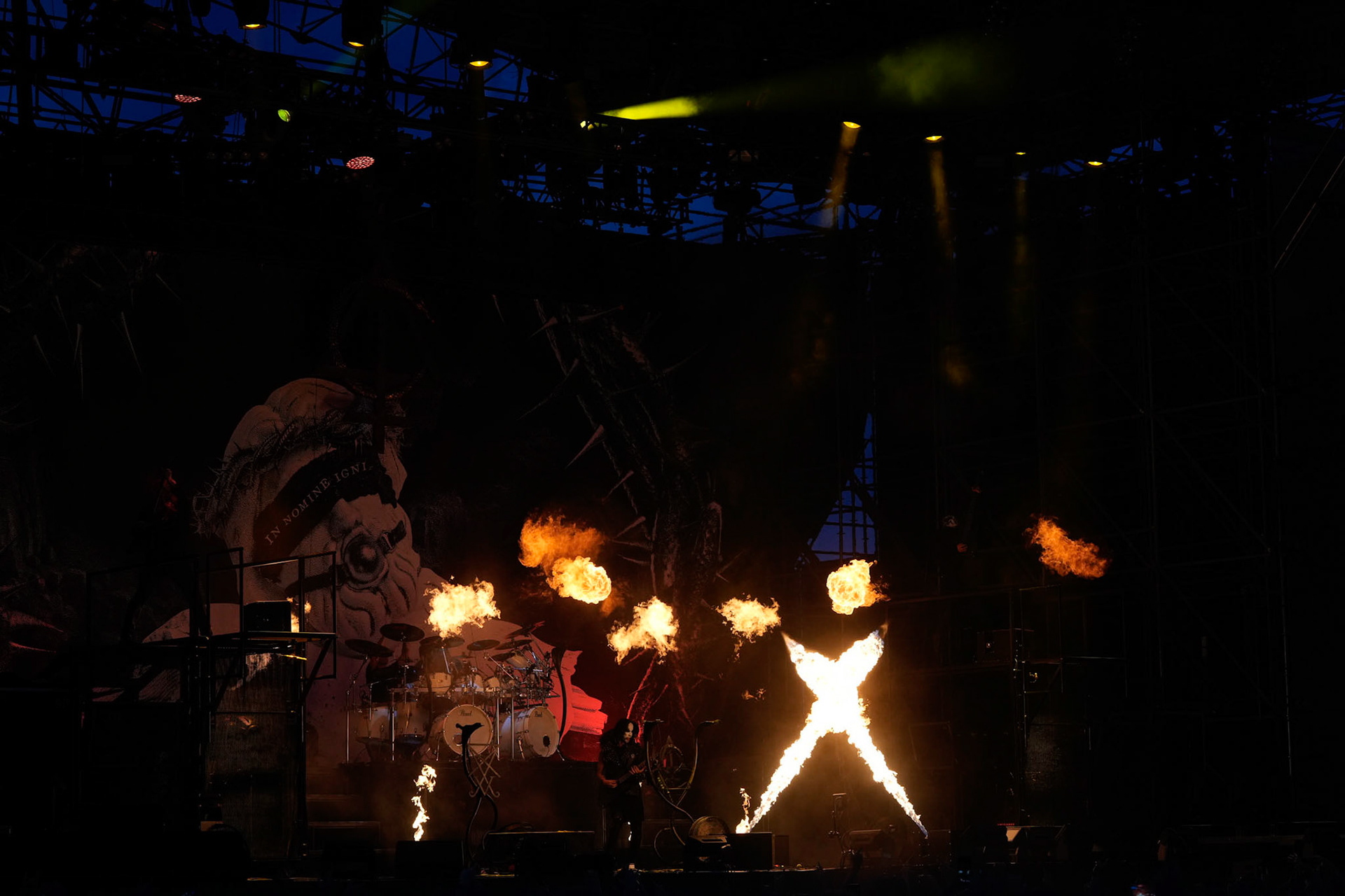 7.06.2023 Behemoth dzien pierwszy festiwaluMystic Festival 2023, Stocznia Gdanska fot. Andrzej Wasilkiewicz/Reporter