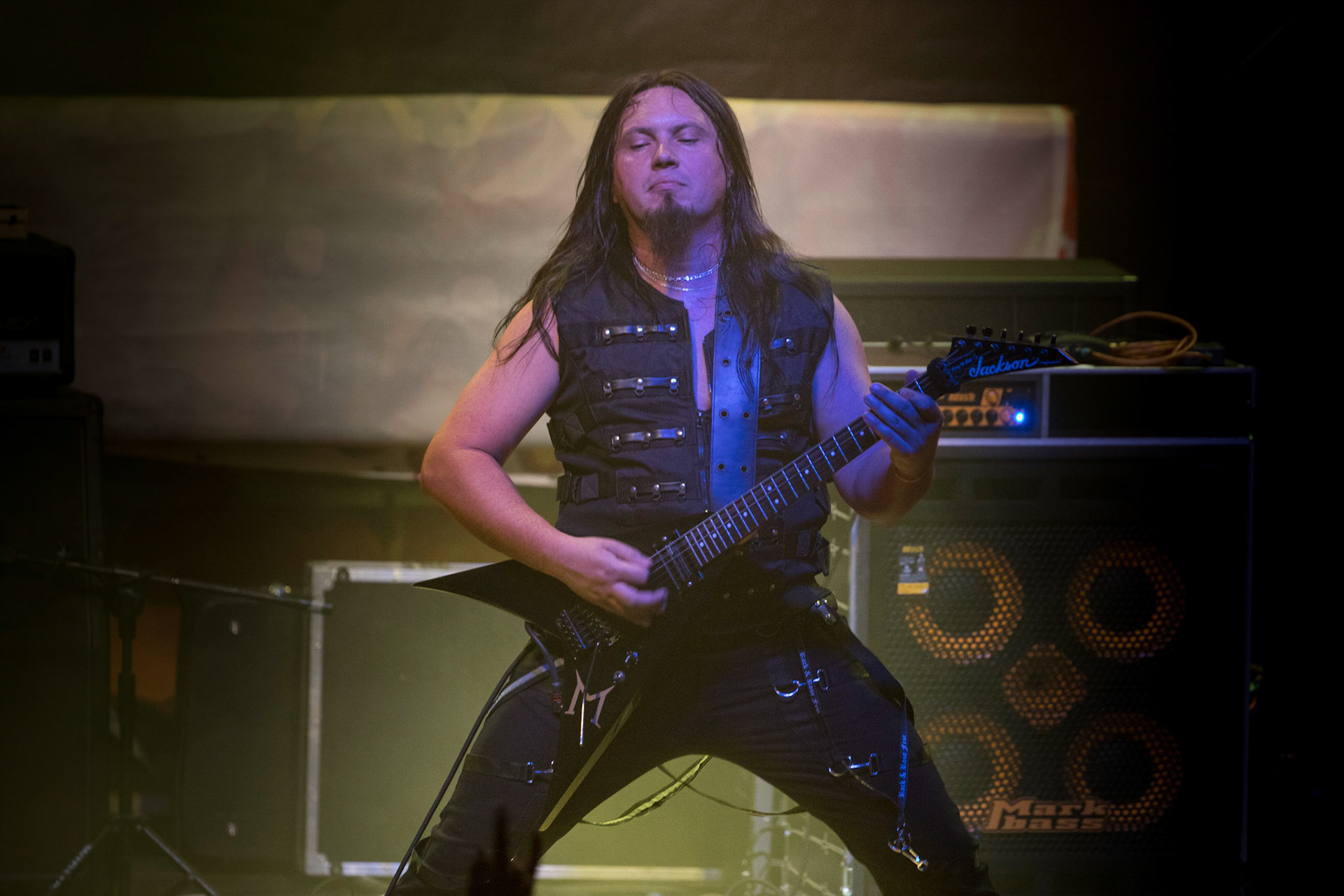 Legendy Metalu QUO VADIS - Thrash Metal - koncert Legendy Metalu w warszawskiej Progresji,
Tomasz "Skaya" Skuza - bass/vocal
Ian "Źdźbło" Bemolator- guitar
Mateusz "Matek" Lazar - guitar
Szymon "Sajmon" Synówka - drums
fot. Andrzej kaziq Wasilkiewicz