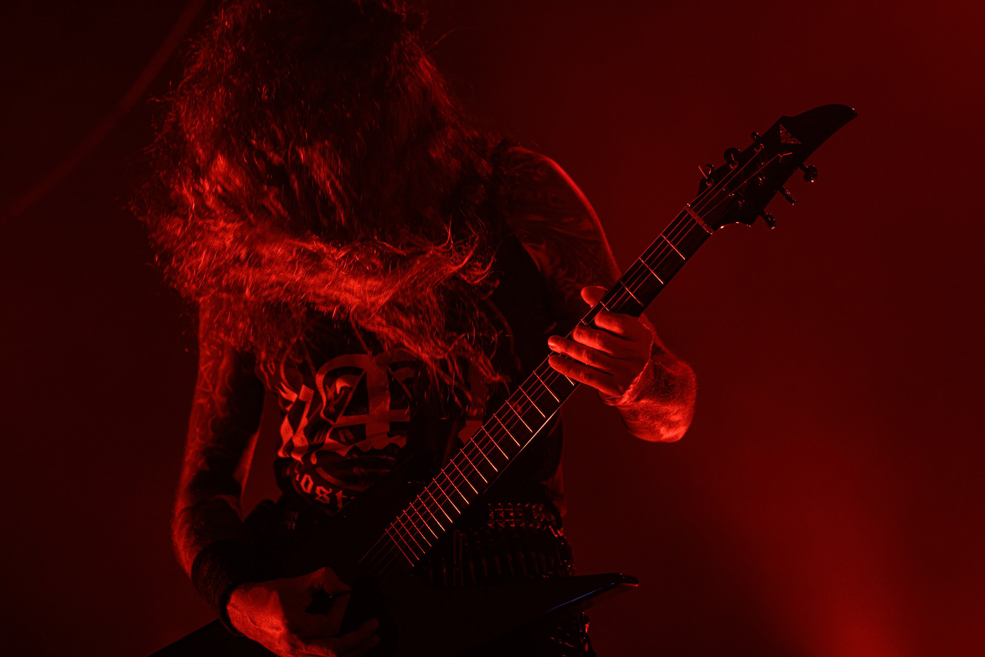 18.02.2022r - Azarath - jako gosc specjalny na warszawskim koncercie Vader w Progresji.n/z Marcin Skullripper – wokal, gitara, n/z Bartlomiej Bart Szudek – gitara, n/z Piotr P. Ostrowski – gitara basowa, n/z Zbigniew Inferno Prominski – perkusja, Left Hand Sounds, Knock Out Productions, Massive Music,fot. Andrzej Wasilkiewicz/Reporter