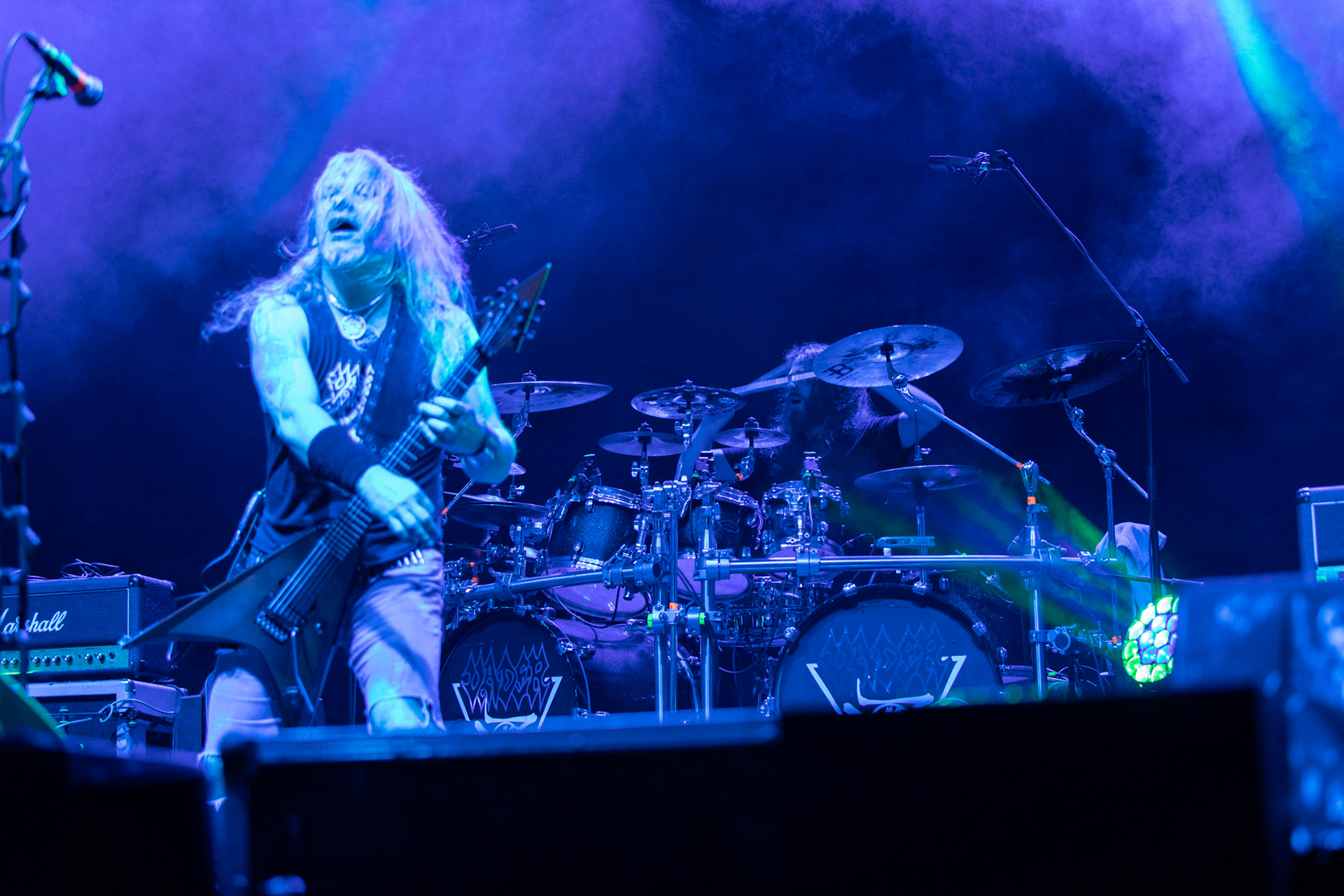 Vader - Death Metal - koncert w ramach Blitzkrieg MMXX warszawskia Progresja, Peter: Guitar + VocalsPajak: GuitarHal: BassJames: Drumsfot. Andrzej kaziq Wasilkiewicz/Reporter