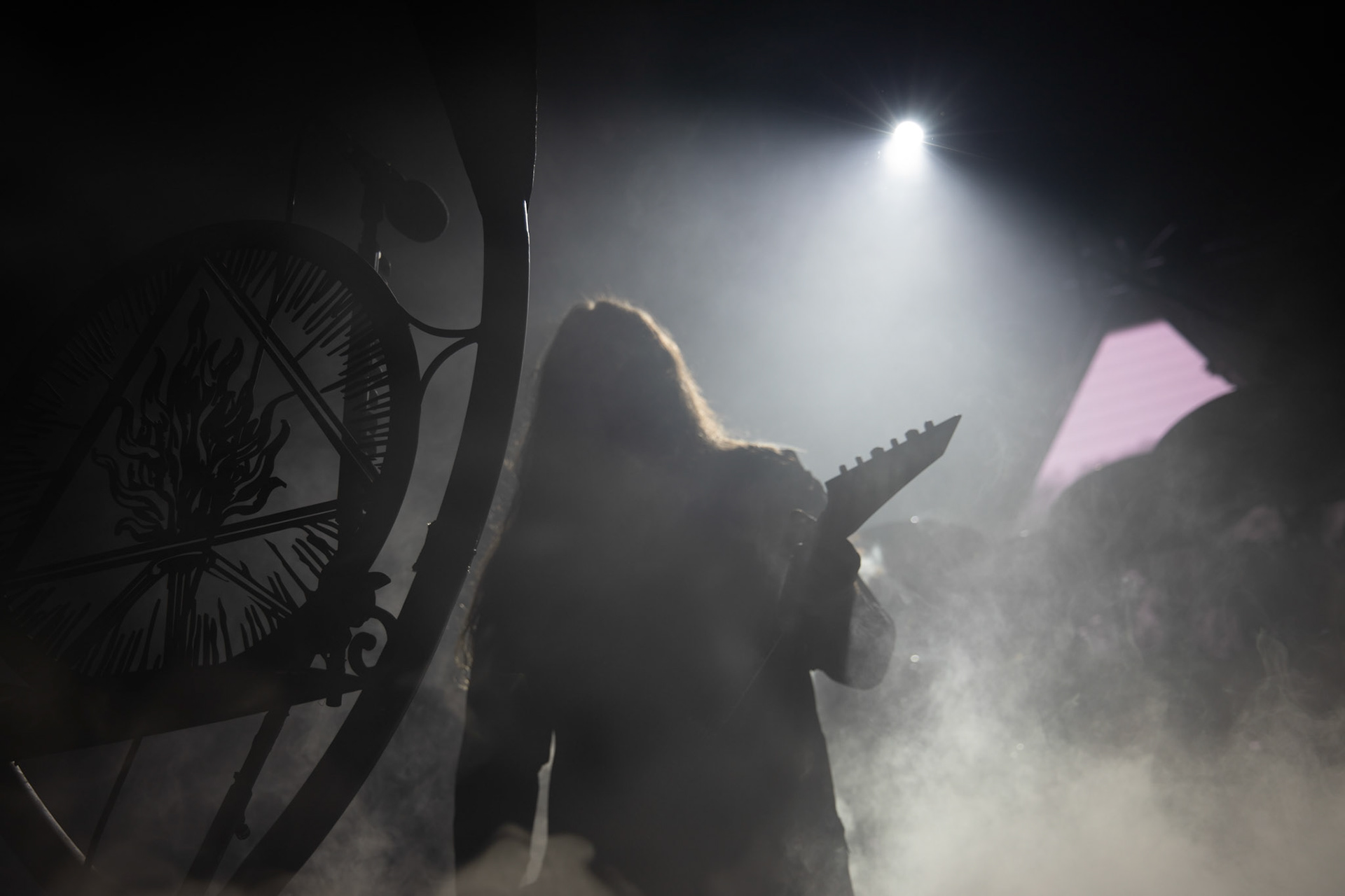 14.12.2018r. Behemoth koncert Merry Christless - Warszawa Progresja, Adam "Nergal" Darski – gitara, wokal prowadzący, 
Zbigniew "Inferno" Promiński – perkusja,
Tomasz "Orion" Wróblewski – gitara basowa, Patryk "Seth" Sztyber – gitara,  fot. Andrzej Wasilkiewicz/Reporter