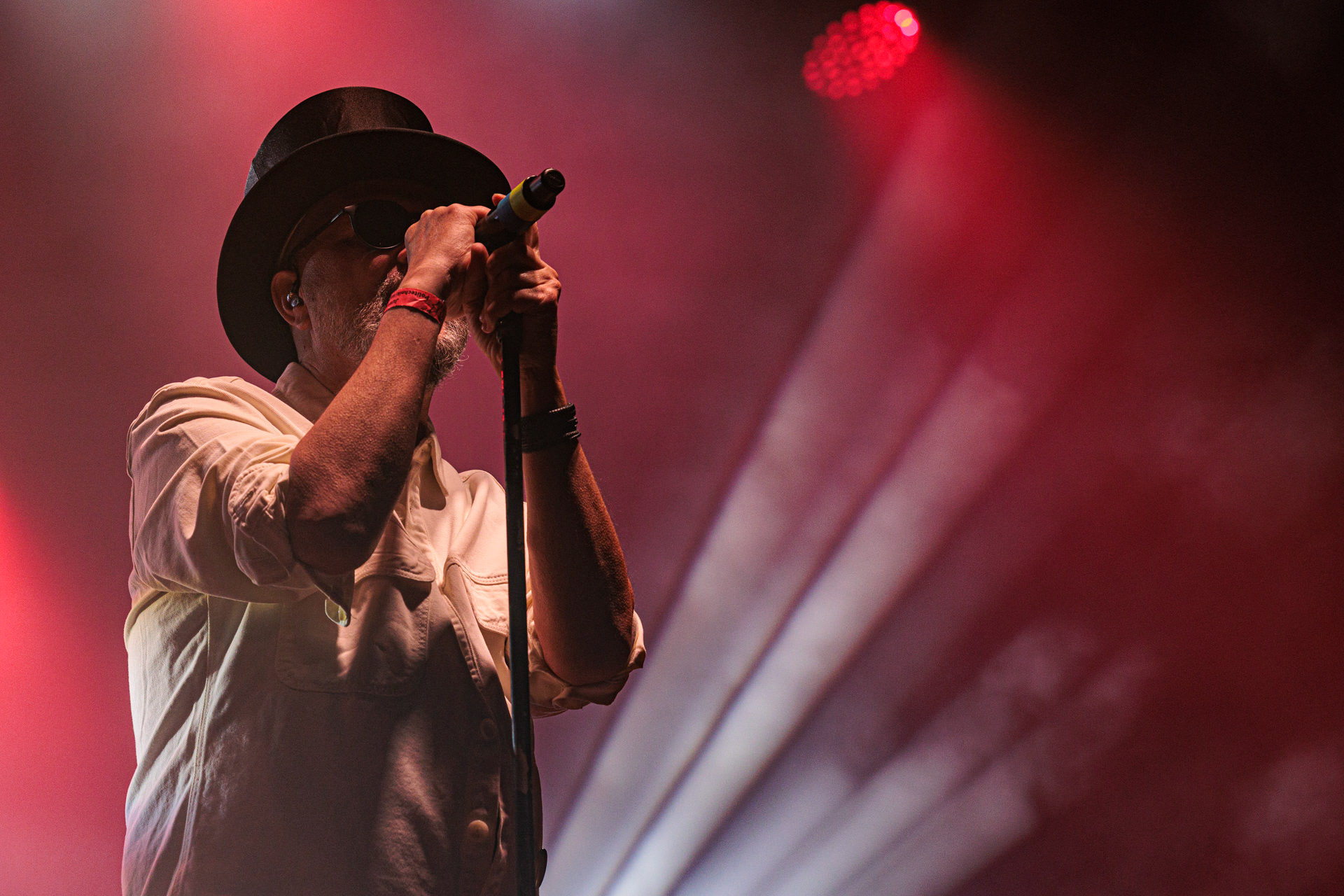 13.05.2022 Pidzama Porno Juwenalia Politechniki Warszawskiejn/z Krzysztof Grabaz Grabowski – wokal,punk rock, rock, reggae, S.P. Records.fot. Andrzej Wasilkiewicz/Reporter