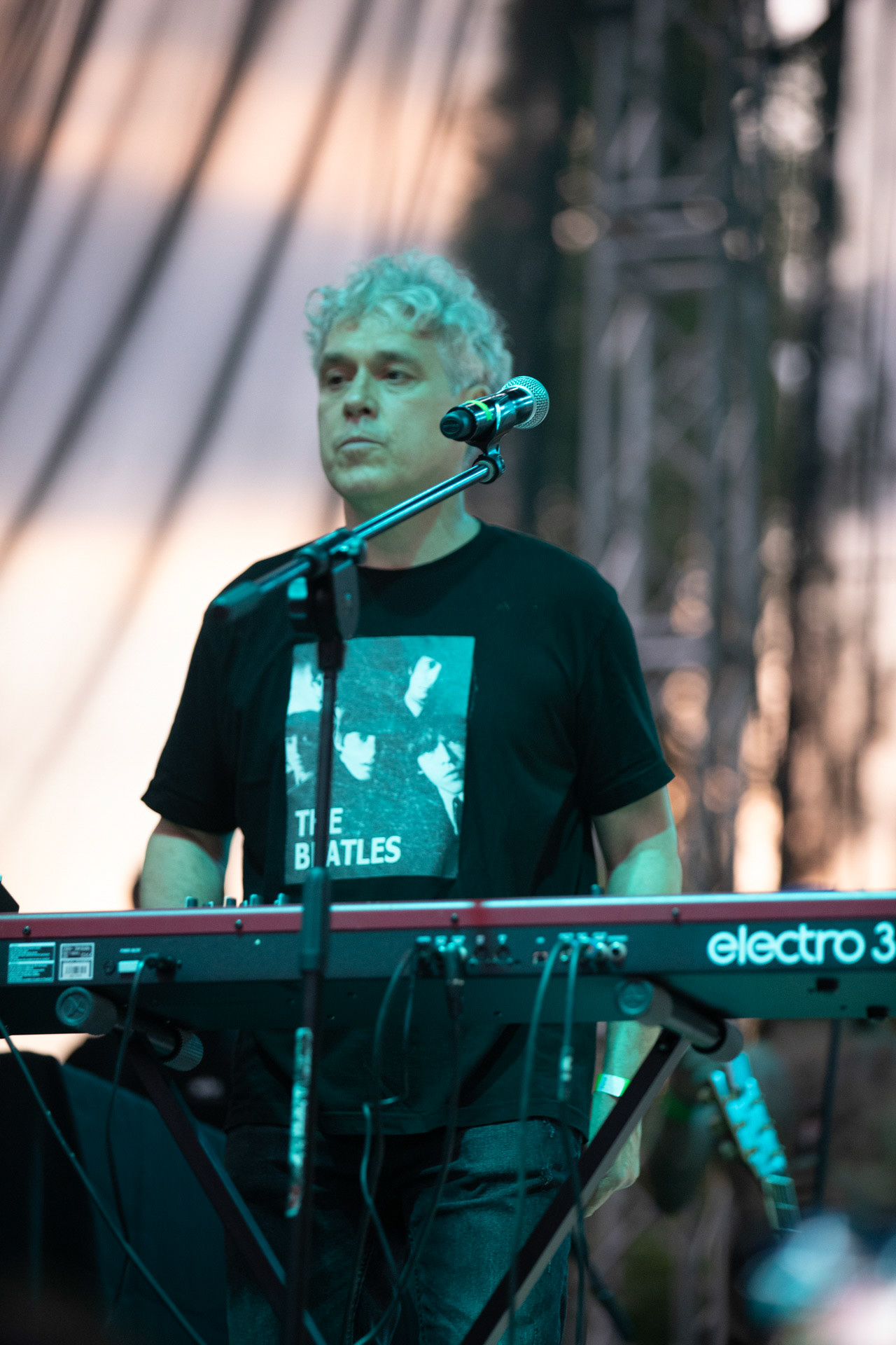 Elektryczne Gitary - koncert Zacieralia w warszawskiej Progresji.Gramy Do Woli - Warszawa, Progresja.n/z Piotr Łojek – instrumenty klawiszowe, gitary,Fot. Andrzej Wasilkiewicz/Reporter