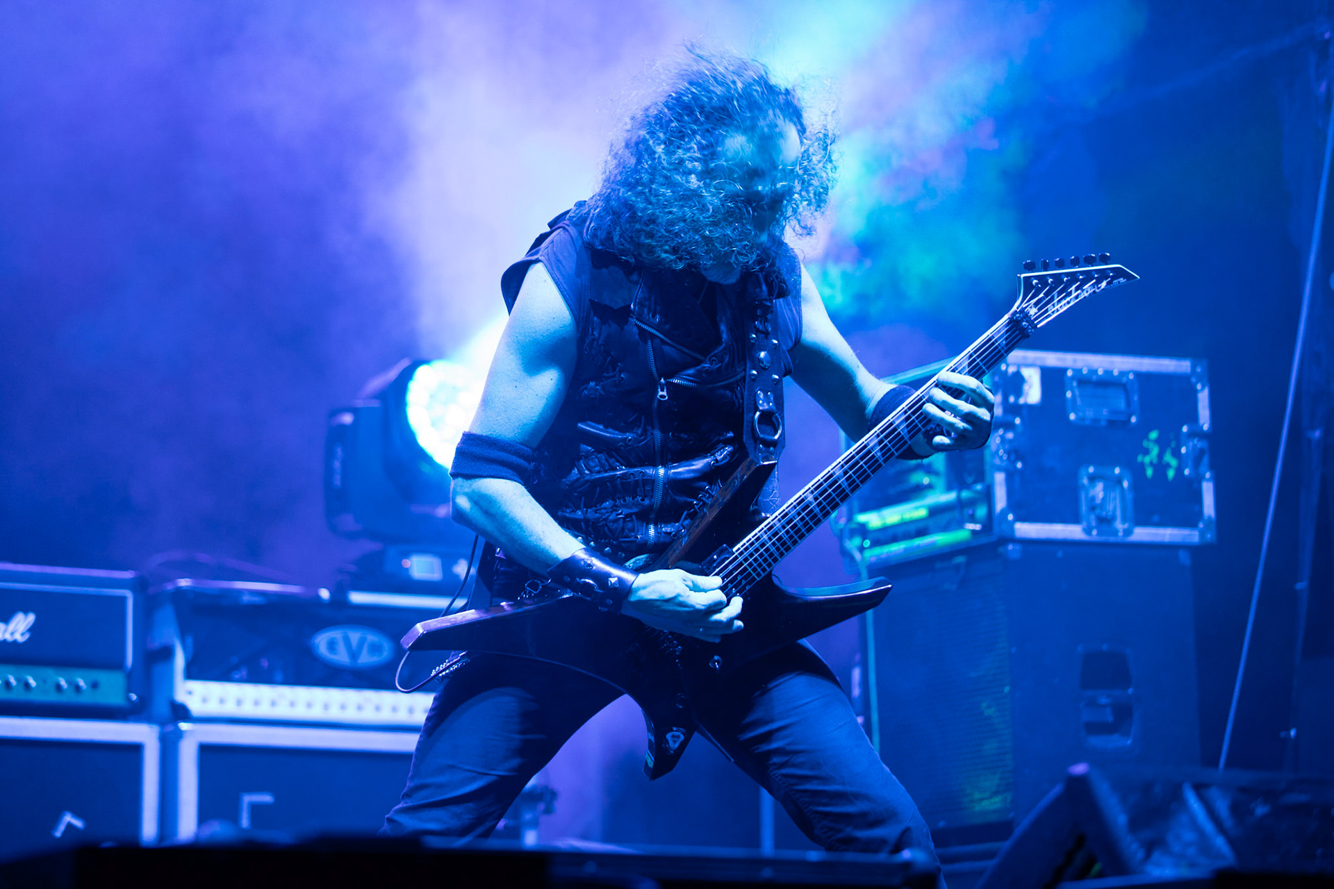 Vader - Death Metal - koncert w ramach Blitzkrieg MMXX warszawskia Progresja, Peter: Guitar + VocalsPajak: GuitarHal: BassJames: Drumsfot. Andrzej kaziq Wasilkiewicz/Reporter