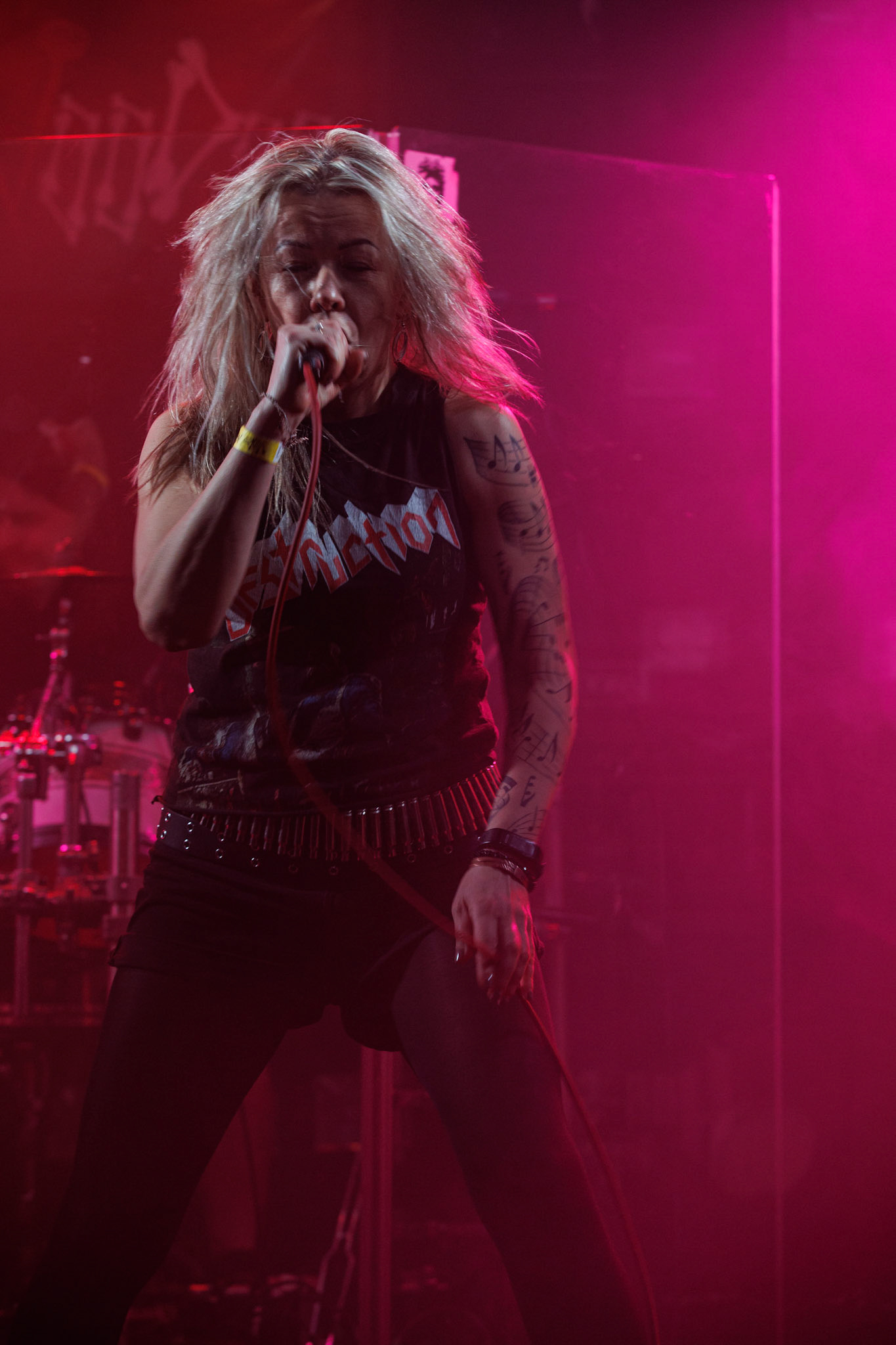 War-Saw - thrashmetal.Koncert Czwarta Fala MMXXII klub VooDoo Warszawa.n/z Marek Agnostic Molenda - gitara,n/z Tomek Zyclon Weglewski - bas,n/z Pawel Abaddon Rekowski - gitara,n/z Sylwia Papierska - wokal,n/z Pawel Pawulon Jaroszewicz - drums,Fot. Andrzej Wasilkiewicz/kaziq.com