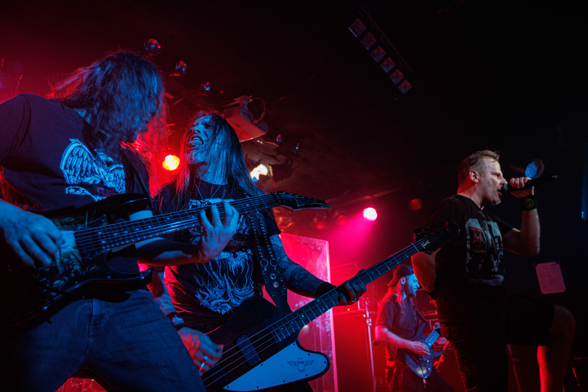 18.03.2022 VIRGIN SNATCH - INFERNALIS RESURGENTIS - Warszawski koncert zespolu VIRGIN SNATCH,thrash metal, death metal,n/z Lukasz "Zielony" Zielinski wokal,n/z Grzegorz "Grysik" Bryla  gitara, n/z Pawel Pasek - gitara, n/z Piotr "Aniol" Wacisz  gitara basowa, n/z Pawel Pawulon Jaroszewicz - perkusja,fot. Andrzej Wasilkiewicz/Reporter