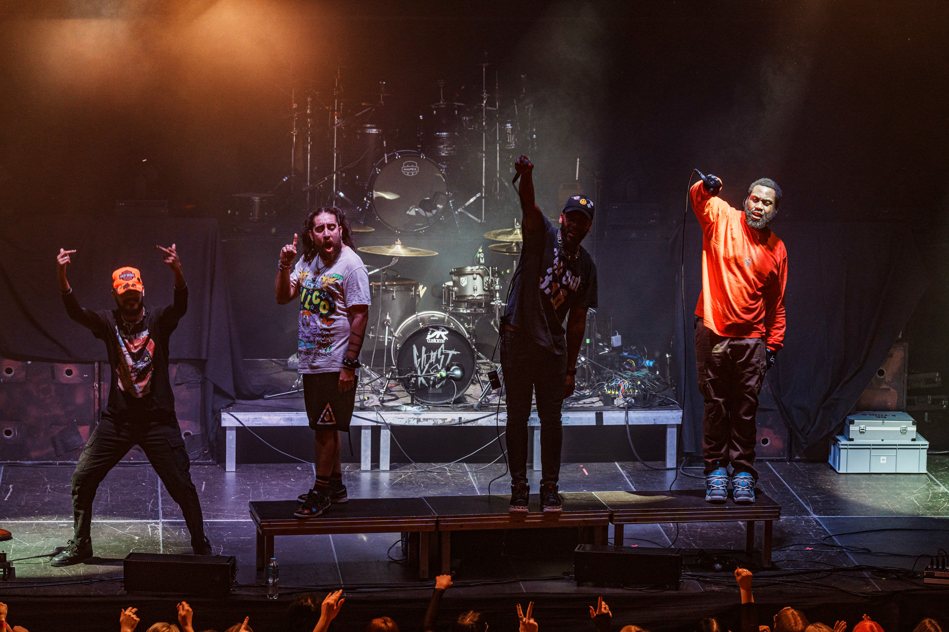 2023.02.10 Oxymorrons - USA - to amerykanski alternatywny zespol mieszajacy style hip-hop, rock, core, noise, z Queens w stanie Nowy Jork. Winiary Bookings. Fot. Andrzej Wasilkiewicz/Reporter