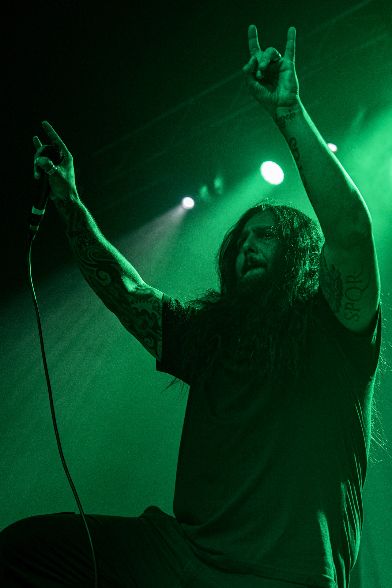 14.04.2023 Kataklysm - kanadyjski melodic death metal. Knock Out Productions, klub Progresja Warszawa. fot. Andrzej Wasilkiewicz/kaziq.com