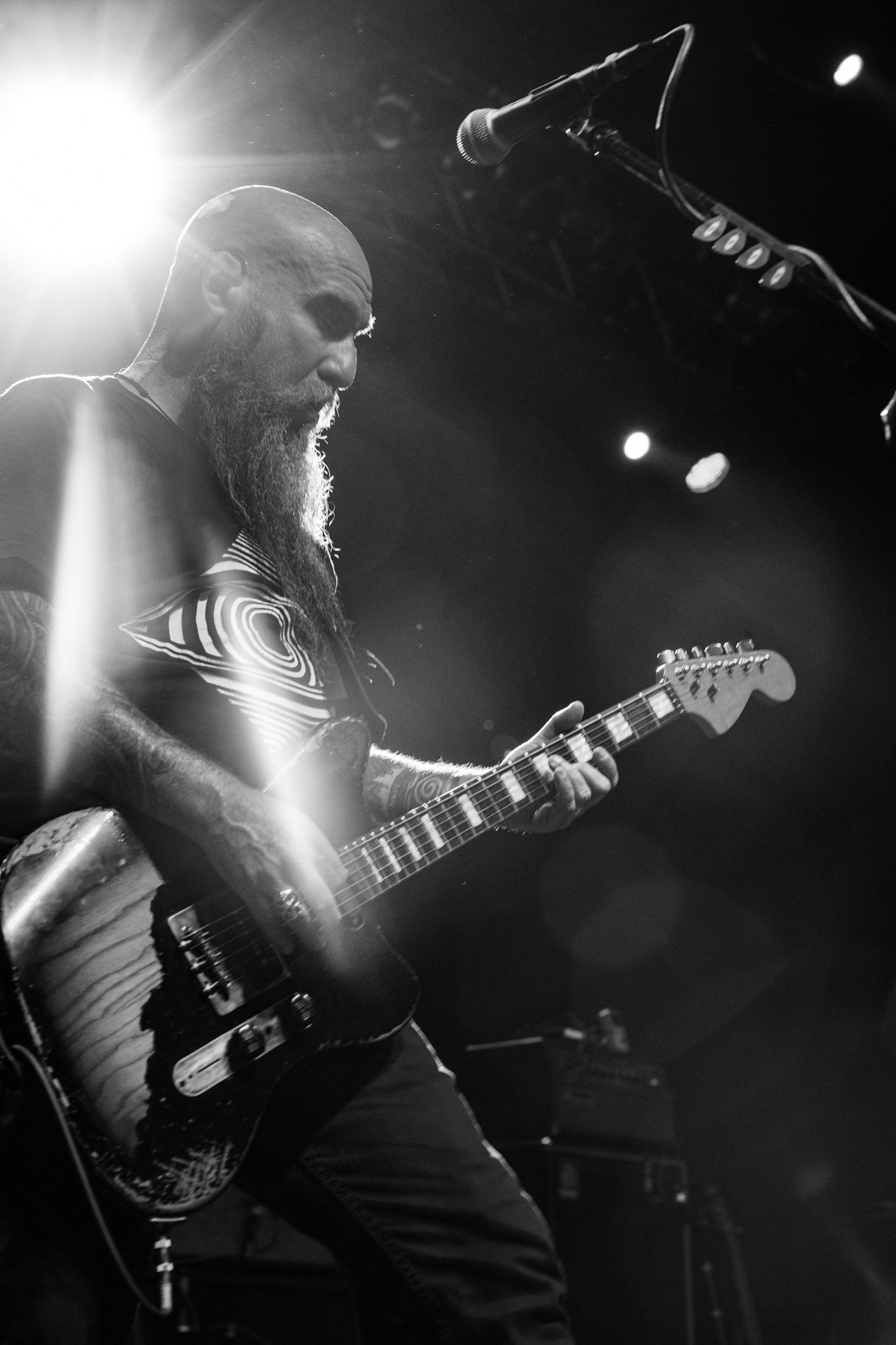 Neurosis - USA Oakland - pionierzy post metalu w warszawskiej Progresji, formacja kalifornijczyków napędzana przez Scott Kelly i Steve von Till wyszła od sluge metal, industrial, doom metal, hardcore punk, grunge, southern rock, po noise rock. Produkcja Knock Out Productions, fot. Andrzej kaziq Wasilkiewicz/Reporter