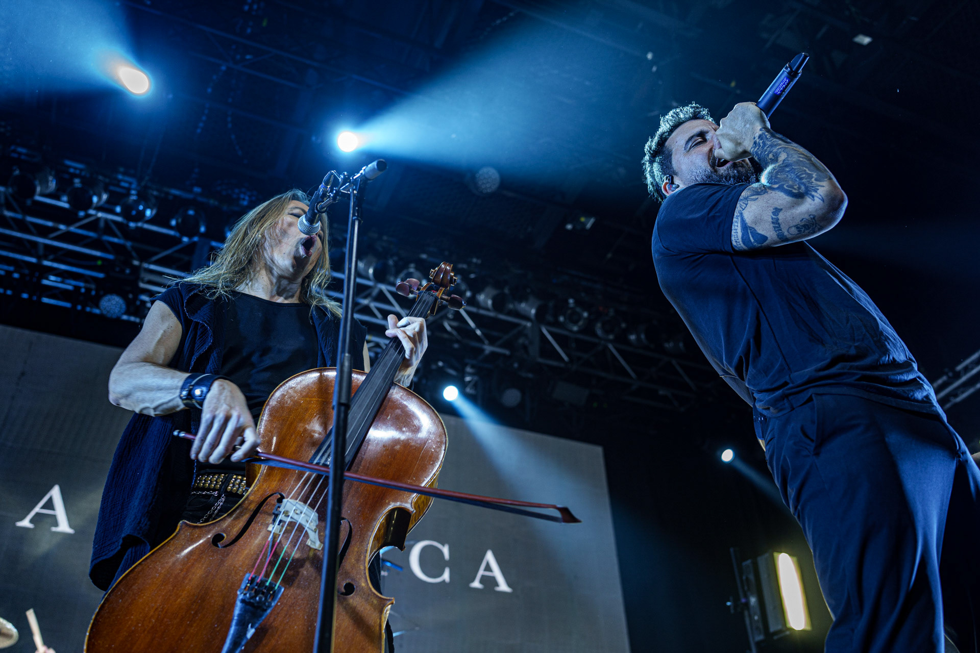 25.03.2023 APOCALYPTICA - symfoniczny heavy metal. Klub Progresja, Warszawa, Knock Out Productions. fot. Andrzej Wasilkiewicz/Reporter