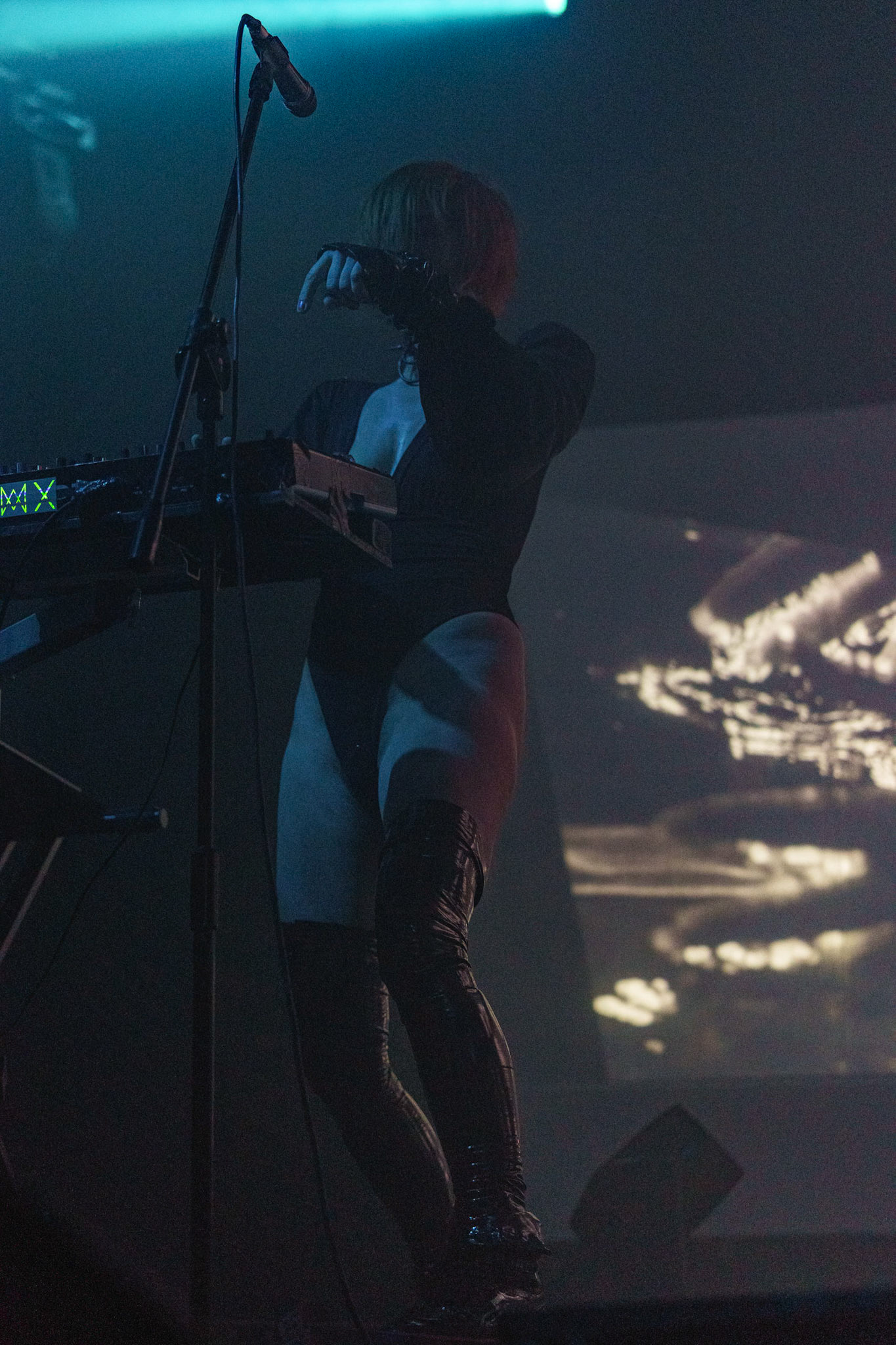 22.10.2021 Chris Corner - jako IAMX, klub Progresja, Warszawa. fot. Andrzej Wasilkiewicz/Reporter