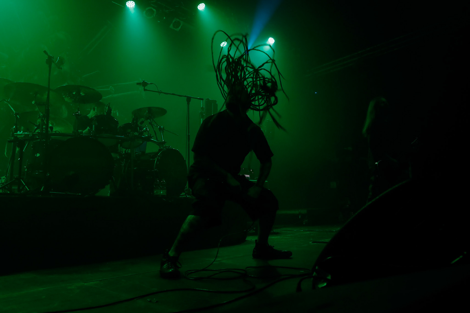 30.11.2018 Knock Out Tour 2018 - Warszawa Progresja - DECAPITATED - techniczny death metal, groove metal,

Wacław „Vogg” Kiełtyka gitara,
Rafał "Rasta" Piotrowski wokal, 
Michał "Młody" Łysejko perkusja,
Hubert Więcek gitara basowa, fot. Andrzej Wasilkiewicz/Reporter