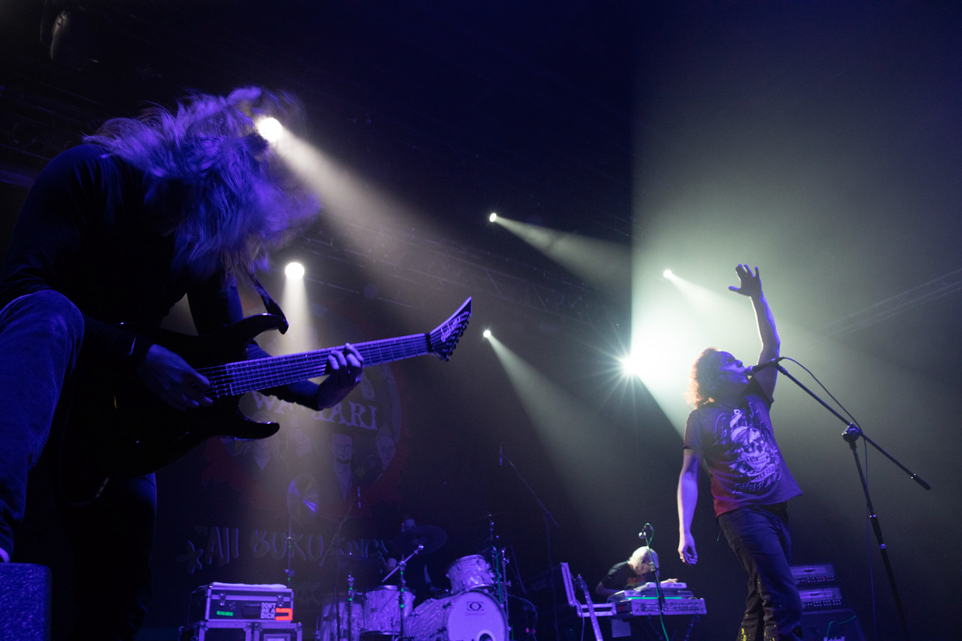 Waltari - Finlandia - Crossover Rock, punk, metal, chaos,
Kari "Kärtsy" Hatakka, 
Jariot Lehtinen, 
Sami Yli-Sirniö, 
Ville Vehviläinen, 
Jani Hölli, 
koncert w Warszawskiej Progresji w ramach trasy 25 lat All Boro Kings zespołu Dog Eat Dog.
fot. Andrzej Wasilkiewicz/Reporter