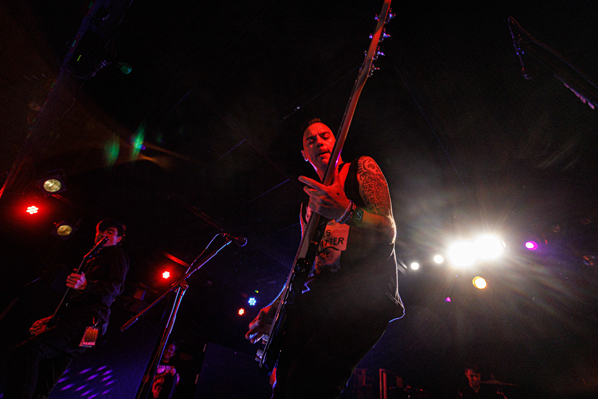 19.07.2022 ANTI-FLAG Amerykanska legenda punk-rocka na warszawskim koncercie w klubie Proxima.Produkcja WiniaryBookings. fot. Andrzej Wasilkiewicz/Reporter