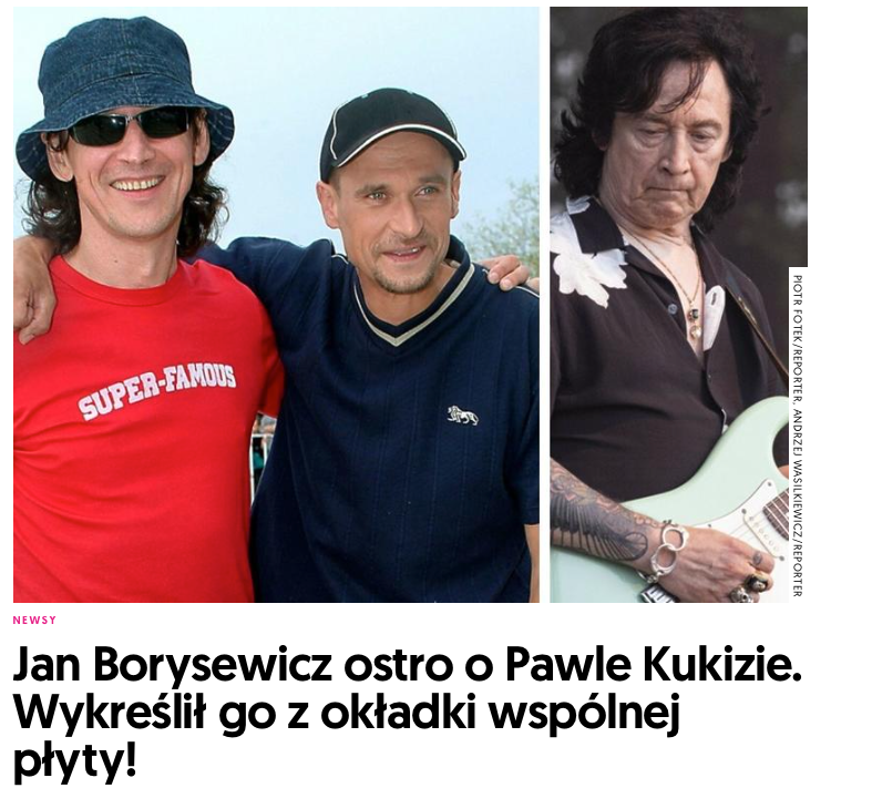 Jan Borysewicz - koncert Lady Pank Progresja - muzyk o Kukizie