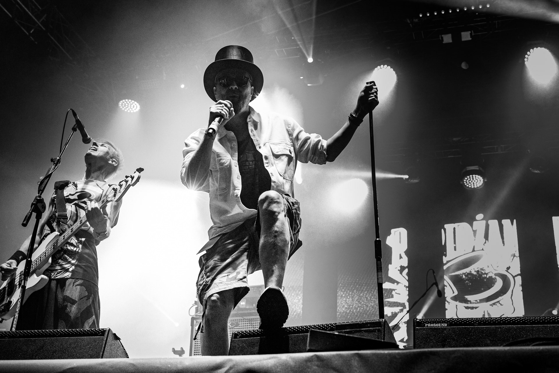 13.05.2022 Pidzama Porno Juwenalia Politechniki Warszawskiejn/z Krzysztof Grabaz Grabowski – wokal,punk rock, rock, reggae, S.P. Records.fot. Andrzej Wasilkiewicz/Reporter