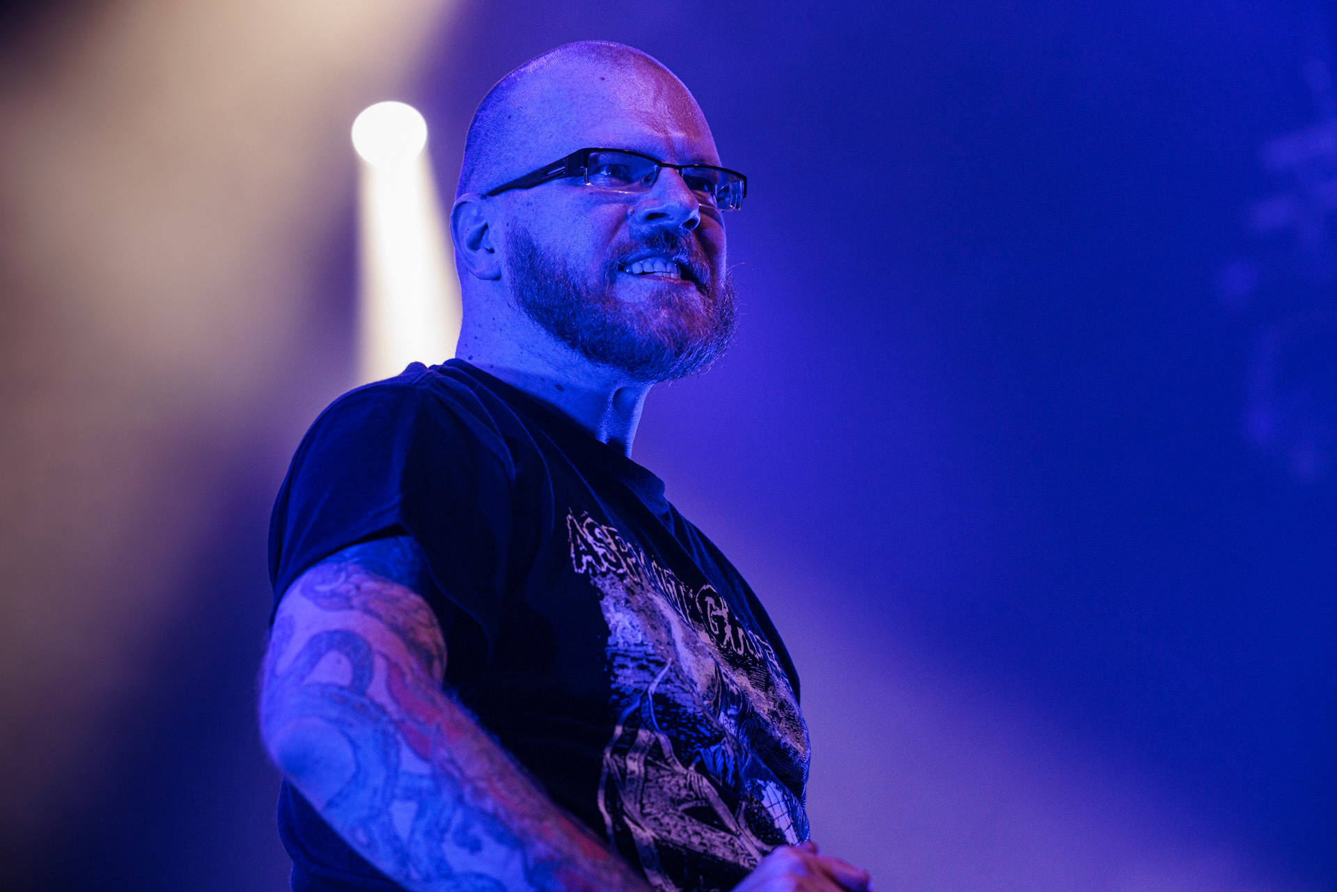 Mentor - na warszawskim koncercie Vader w Progresji, bluzniercza hybryda black metalu i hc punka z Sosnowca,n/z Raum's Chord - Guitarn/z Leviathan's Punch - Drumsn/z Gusion's Drone - Bassn/z King Of Nothing - Vocalsn/z Satan - ManagementLeft Hand Sounds, Knock Out Productions, Massive Music,fot. Andrzej Wasilkiewicz/Reporter