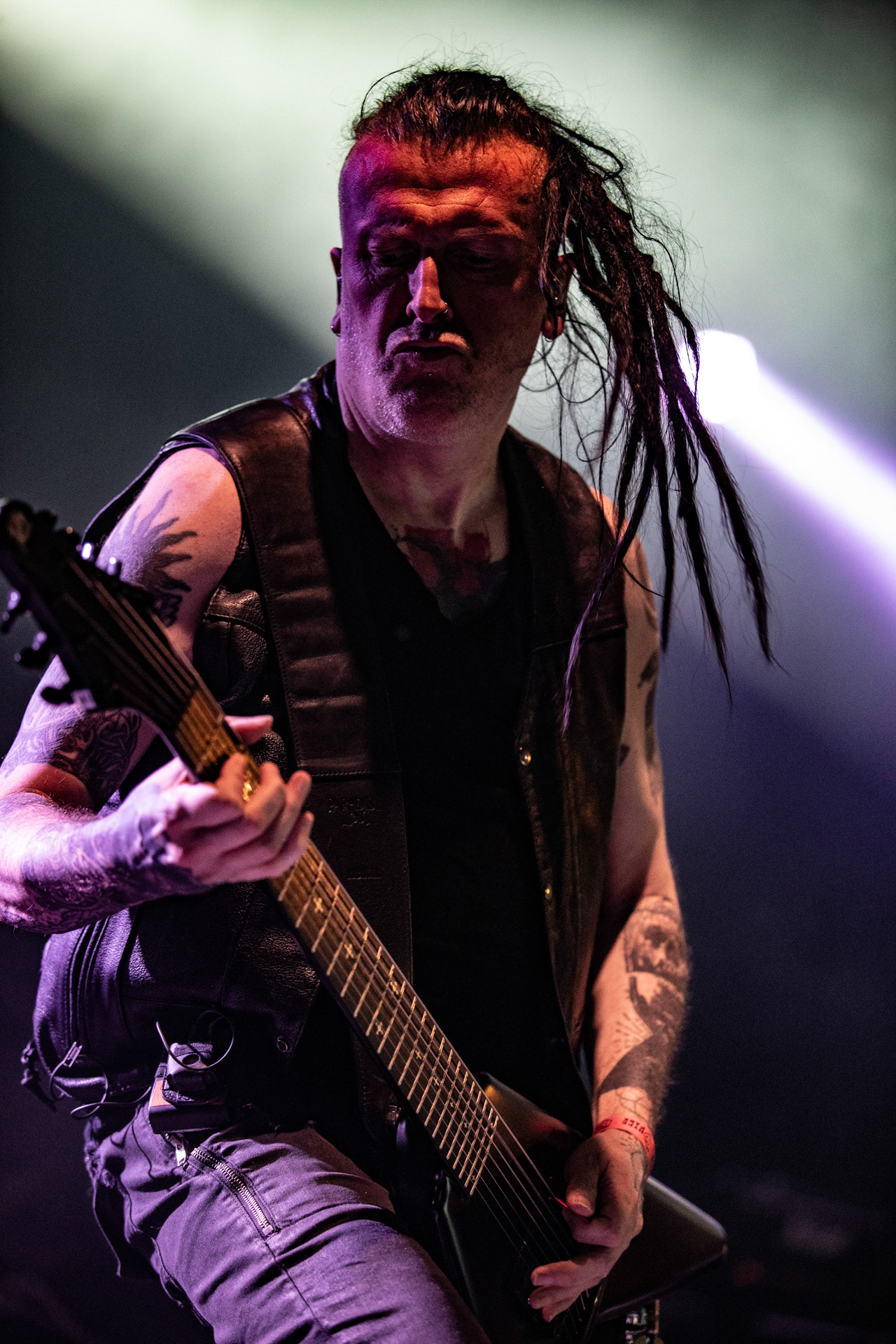 16.09.2021 Paradise Lost - koncert Krakow, Hype Park, Knock Out Production, Nuclear Blast, n/z Gregor Mackintosh – gitara prowadząca,Fot. Andrzej Wasilkiewicz/Reporter