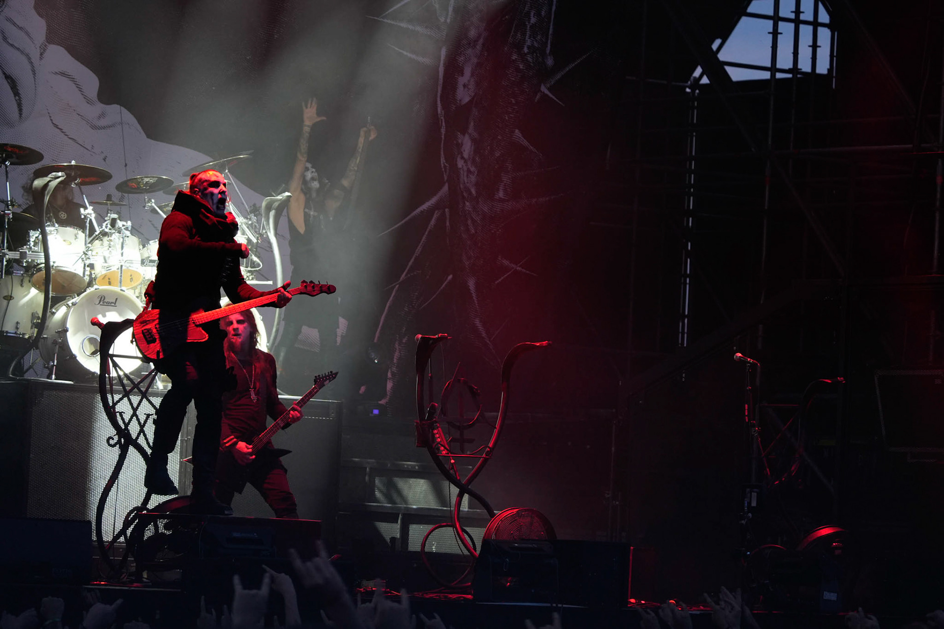 7.06.2023 Behemoth dzien pierwszy festiwaluMystic Festival 2023, Stocznia Gdanska fot. Andrzej Wasilkiewicz/Reporter