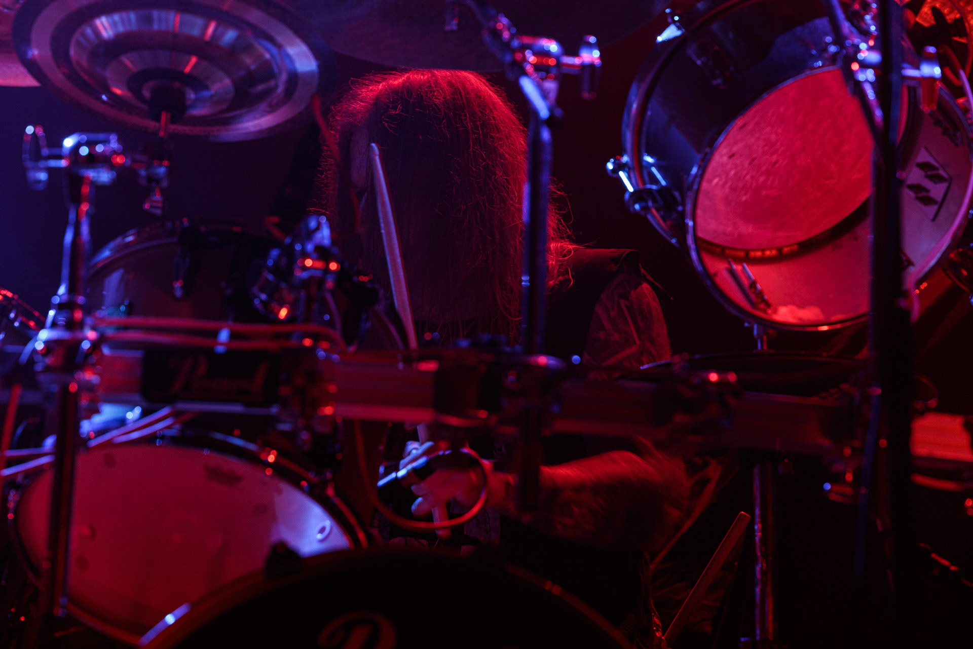 18.02.2022r - Azarath - jako gosc specjalny na warszawskim koncercie Vader w Progresji.n/z Marcin Skullripper – wokal, gitara, n/z Bartlomiej Bart Szudek – gitara, n/z Piotr P. Ostrowski – gitara basowa, n/z Zbigniew Inferno Prominski – perkusja, Left Hand Sounds, Knock Out Productions, Massive Music,fot. Andrzej Wasilkiewicz/Reporter