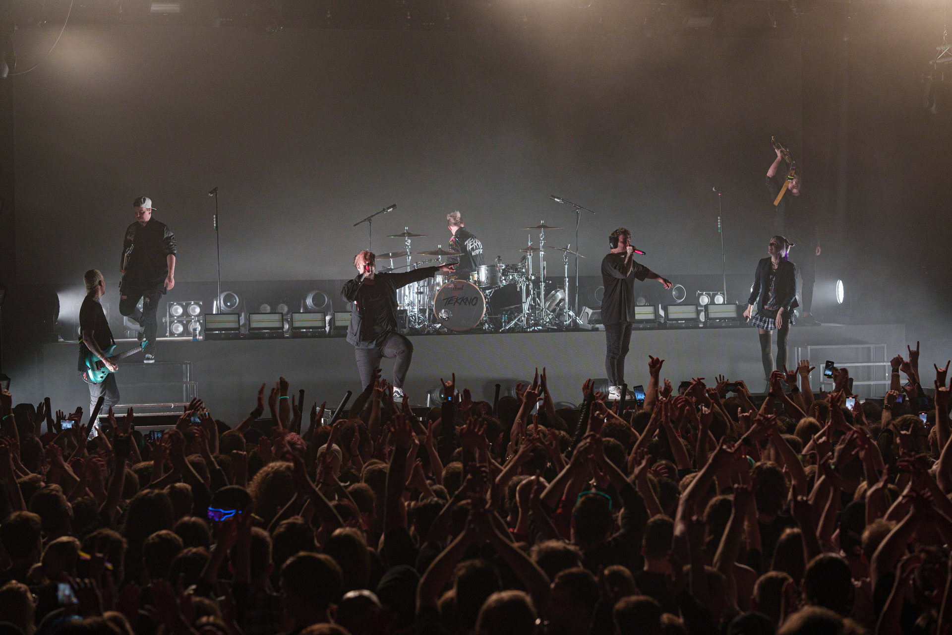 18.03.2023 - Electric Callboy - niemiecki metalcore w warszawskiej Progresji.Knock Out Productions. Fot. Andrzej Wasilkiewicz/Reporter