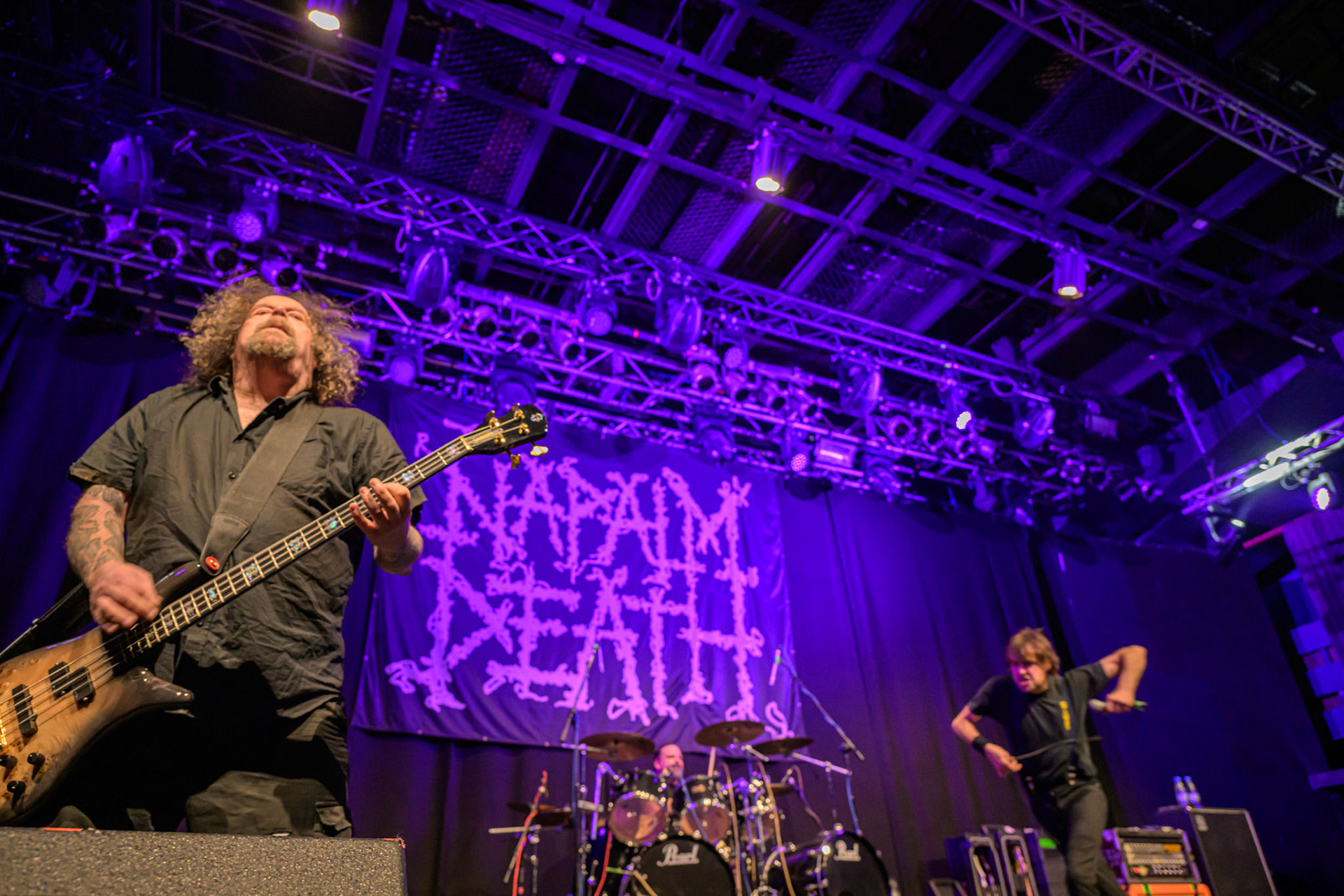 2025.02.18 Napalm Death (grindcore, death metal, hardcore punk,)- koncert w warszawskiej Progresji. Knock Out Productions. Fot. Andrzej Wasilkiewicz/Reporter