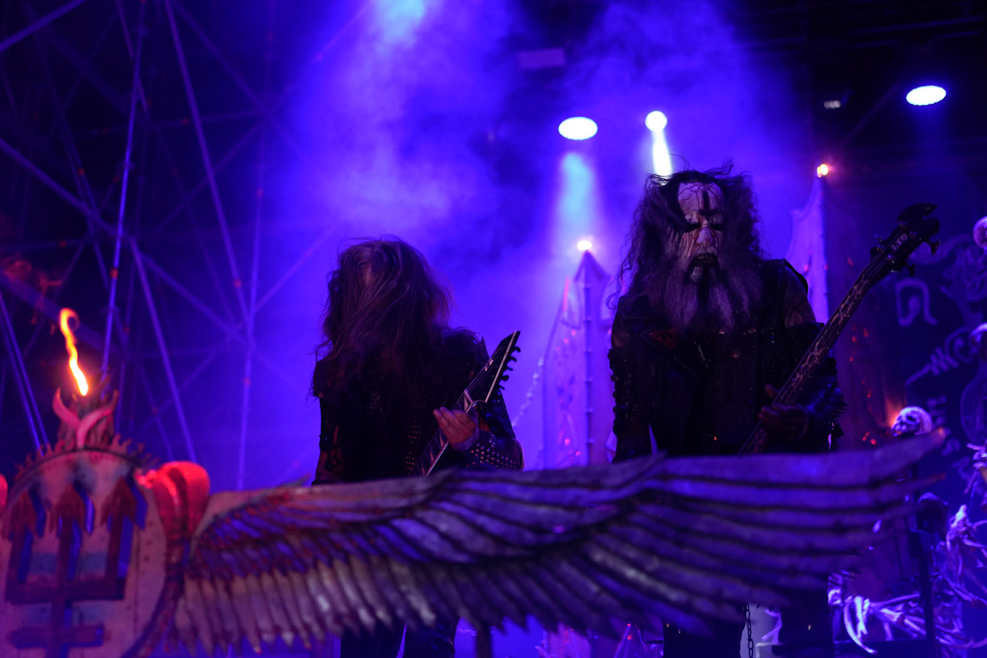 9.06.2023 Watain dzien drugi festiwaluMystic Festival 2023, Stocznia Gdanska fot. Andrzej Wasilkiewicz/Reporter