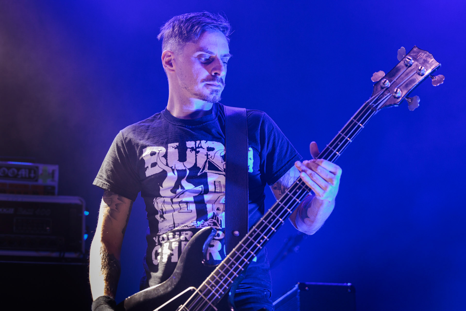 Mentor - na warszawskim koncercie Vader w Progresji, bluzniercza hybryda black metalu i hc punka z Sosnowca,n/z Raum's Chord - Guitarn/z Leviathan's Punch - Drumsn/z Gusion's Drone - Bassn/z King Of Nothing - Vocalsn/z Satan - ManagementLeft Hand Sounds, Knock Out Productions, Massive Music,fot. Andrzej Wasilkiewicz/Reporter