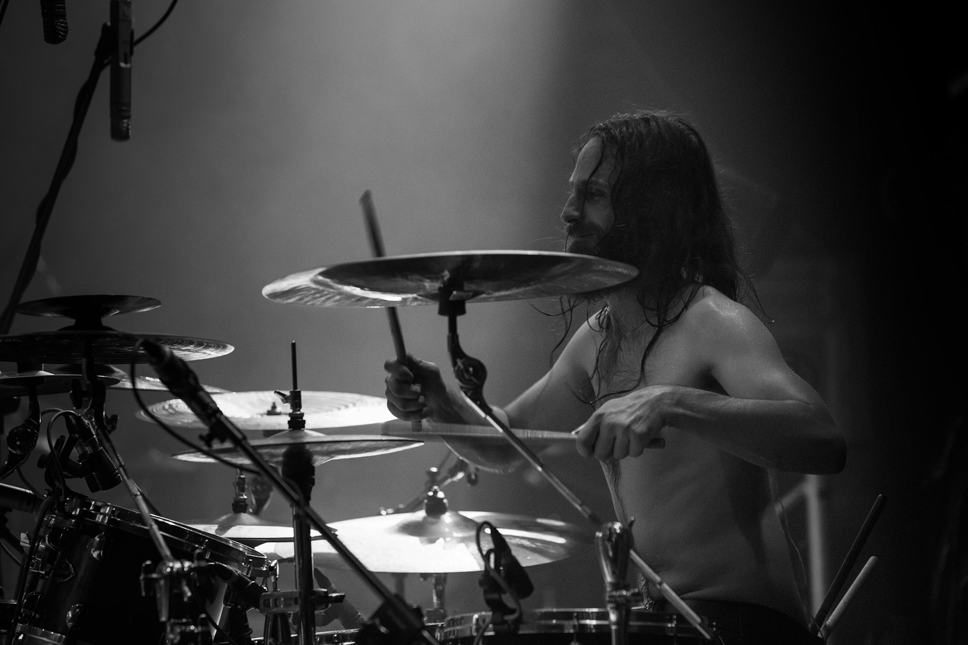 Legendy Metalu Vader - Death Metal - koncert Legendy Metalu w warszawskiej Progresji, 
Peter: Guitar + Vocals
Pajak: Guitar
Hal: Bass
James: Drums
fot. Andrzej kaziq Wasilkiewicz/Reporter