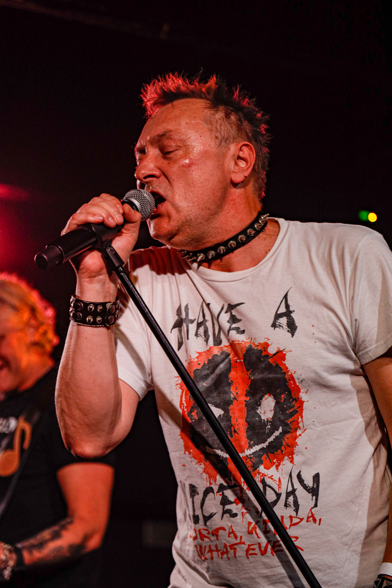 25.08.2022 TZN Xenna - warszawska grupa punkowa z frontmenem Krzysztofem Zygzakiem Chojnackim przed warszawskim koncertem The Exploited.fot. Andrzej Wasilkiewicz/Reporter