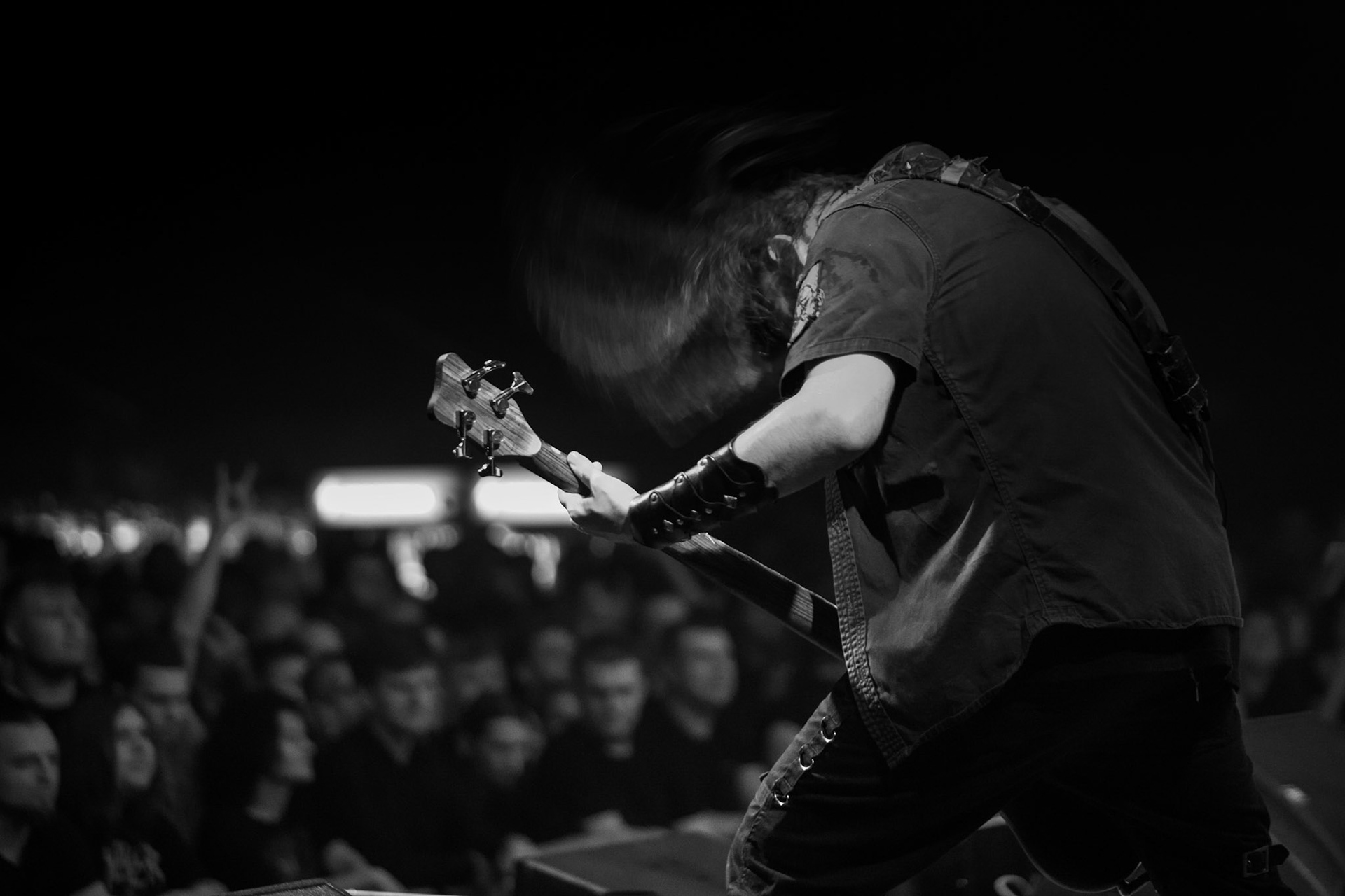 Legendy Metalu Vader - Death Metal - koncert Legendy Metalu w warszawskiej Progresji, 
Peter: Guitar + Vocals
Pajak: Guitar
Hal: Bass
James: Drums
fot. Andrzej kaziq Wasilkiewicz/Reporter