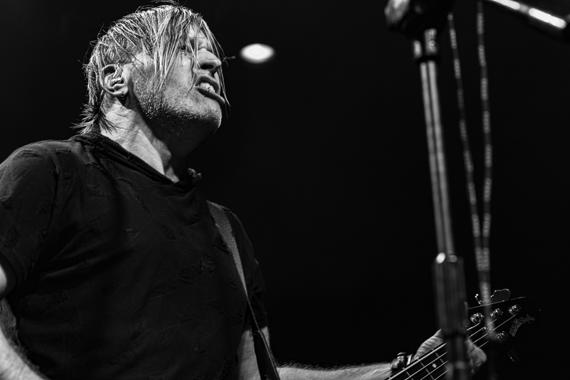 7.10.2022 Warszawski koncert Three Days Grace w klubie Progresja.Kanadyjczycy promuja nowy album EXPLOSIONS.n/z Barry Stock – gitara, n/z Brad Walst – gitara basowa, n/z Neil Sanderson – perkusja, instrumenty klawiszowe, n/z Matt Walst – wokal,Produkcja Knock Out Productions, Fot. Andrzej Wasilkiewicz/Reporter