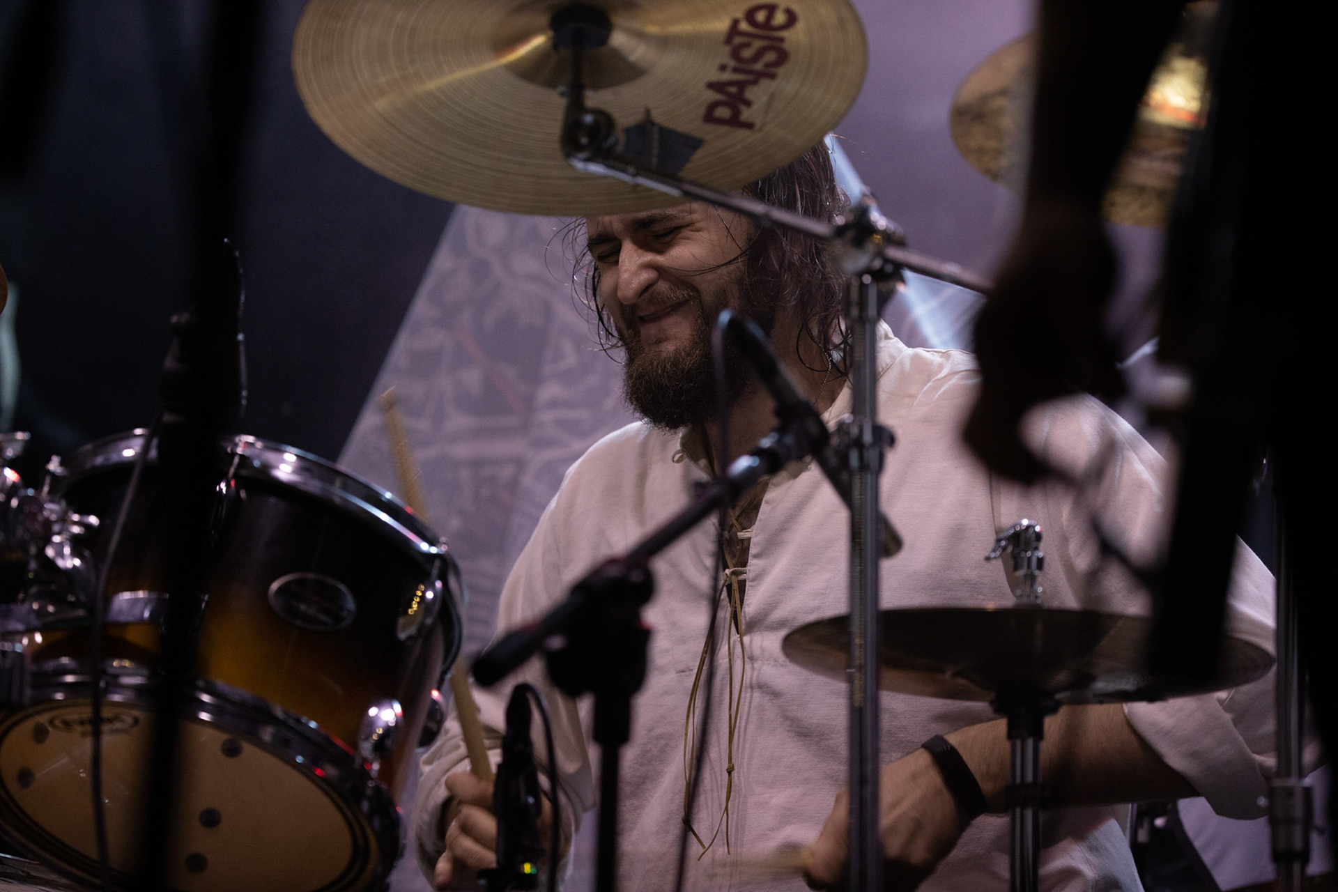 28.08.2021 Varmia - koncert, Warszawa klub REJS,Lato w Plenerze, Winiary Bookings,Emil perkusja,Fot. Andrzej Wasilkiewicz/Reporter