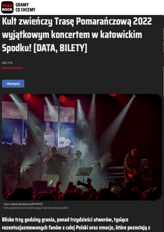 KULT - Trasa Pomarańczowa 2022